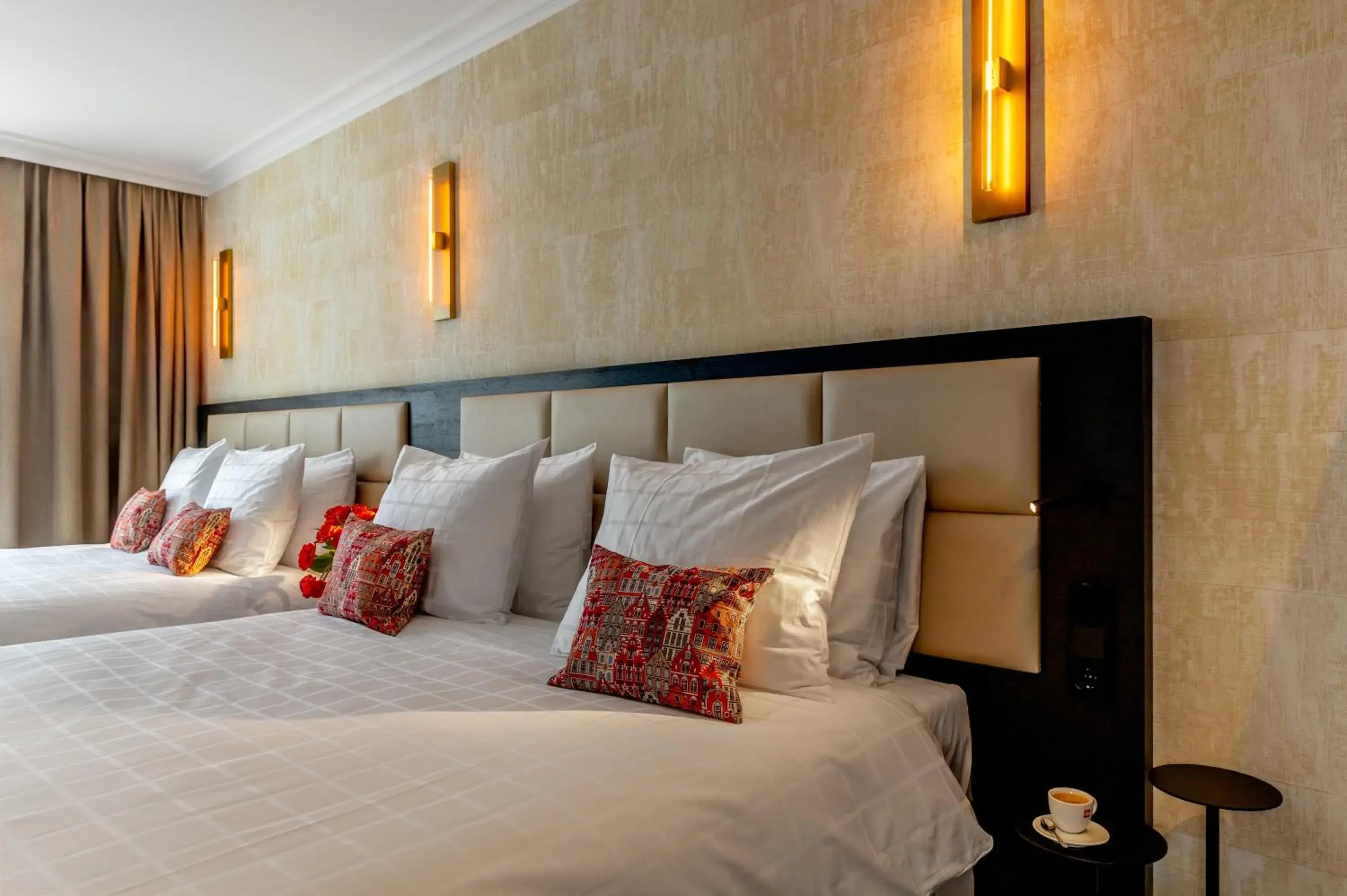 Bed in De Ware Jacob Boutique Hotel Bed in De Ware Jacob Boutique Hotel