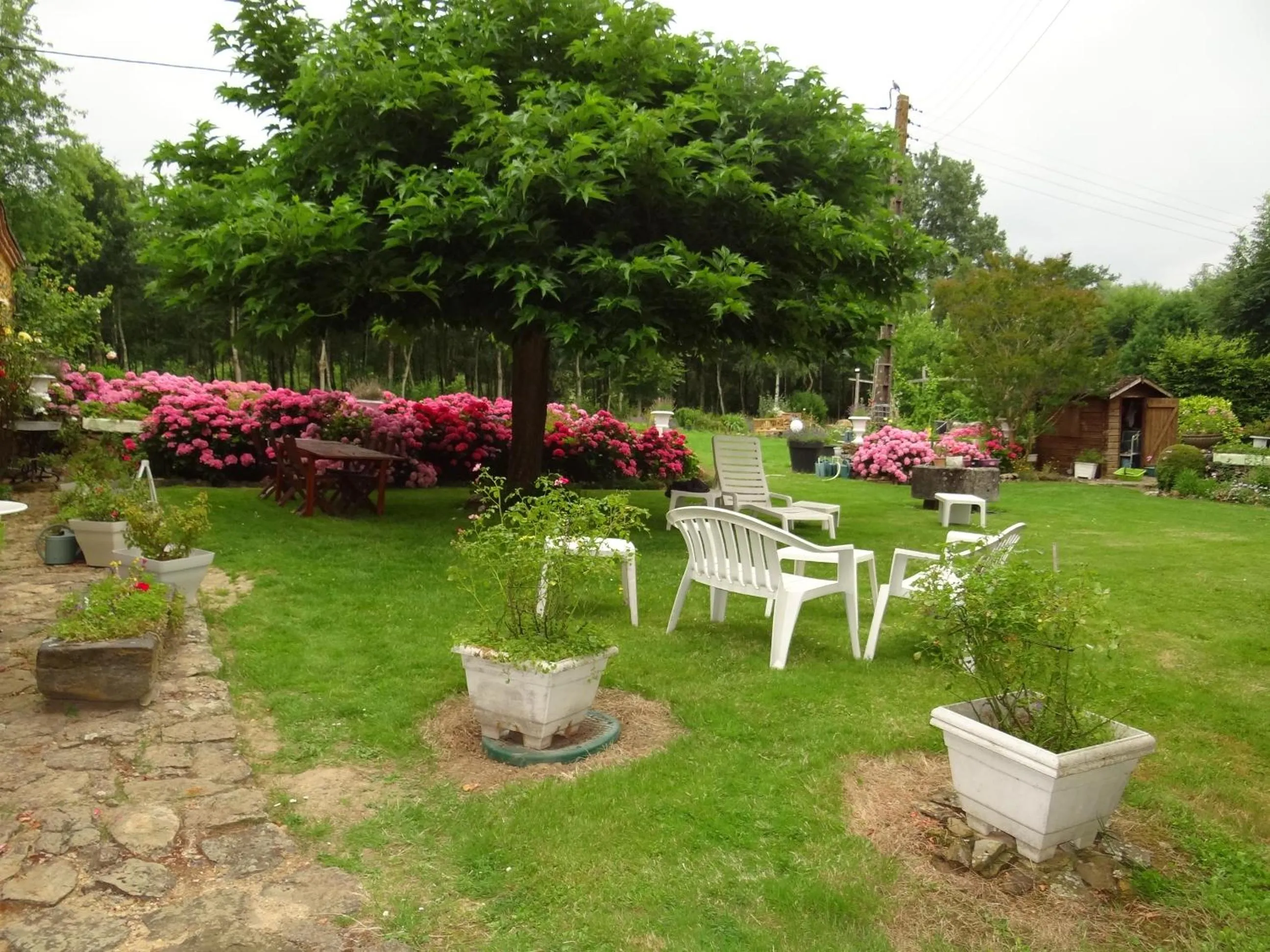 Garden in Manoir de la Provosterie