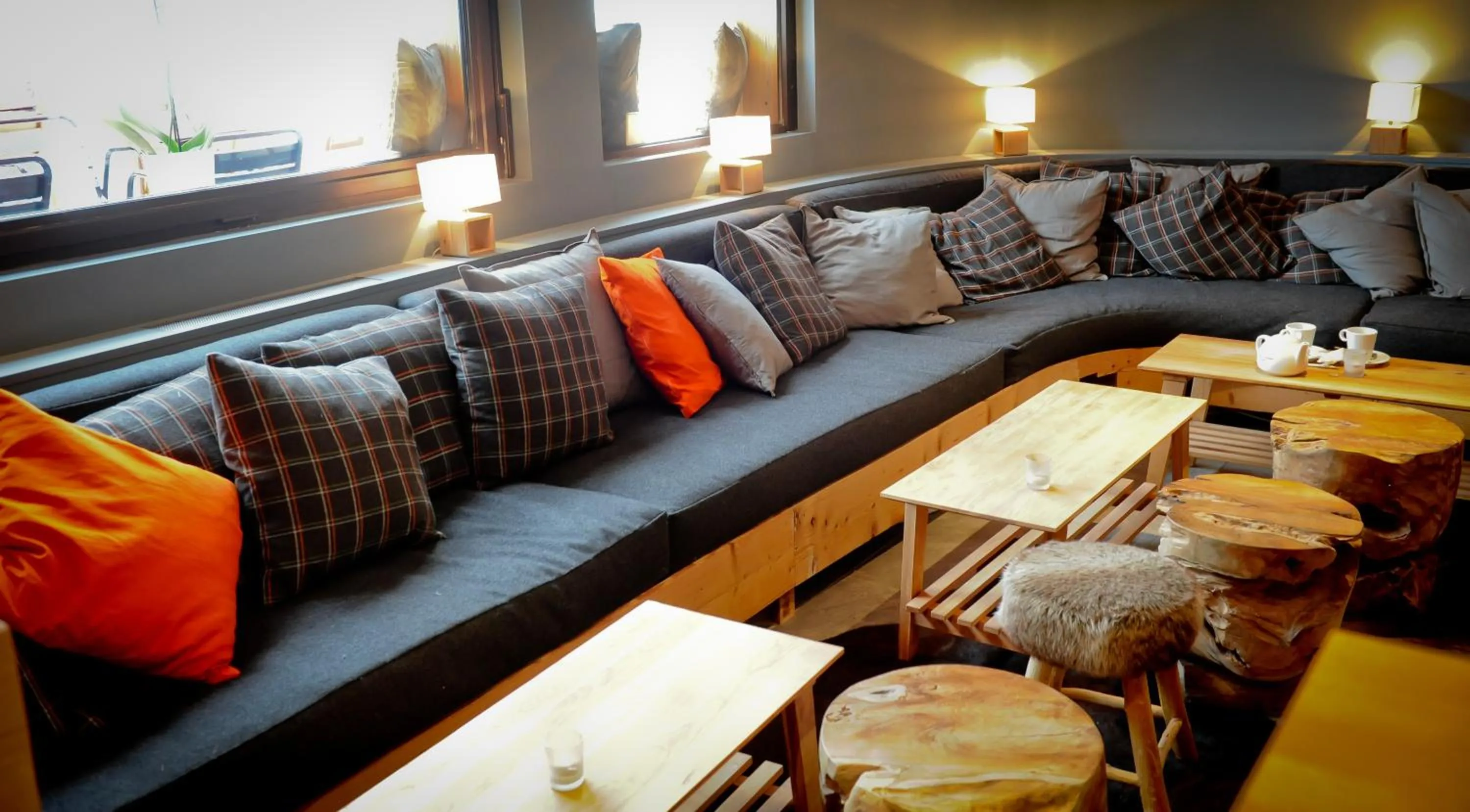 Lounge or bar in Chalet Hotel Régina