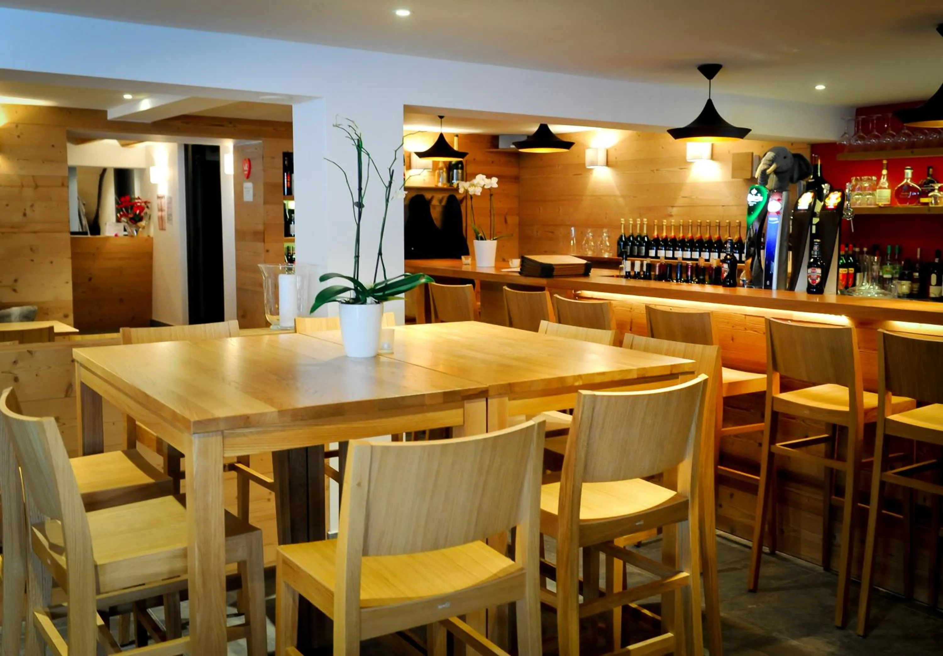 Lounge or bar in Chalet Hotel Régina