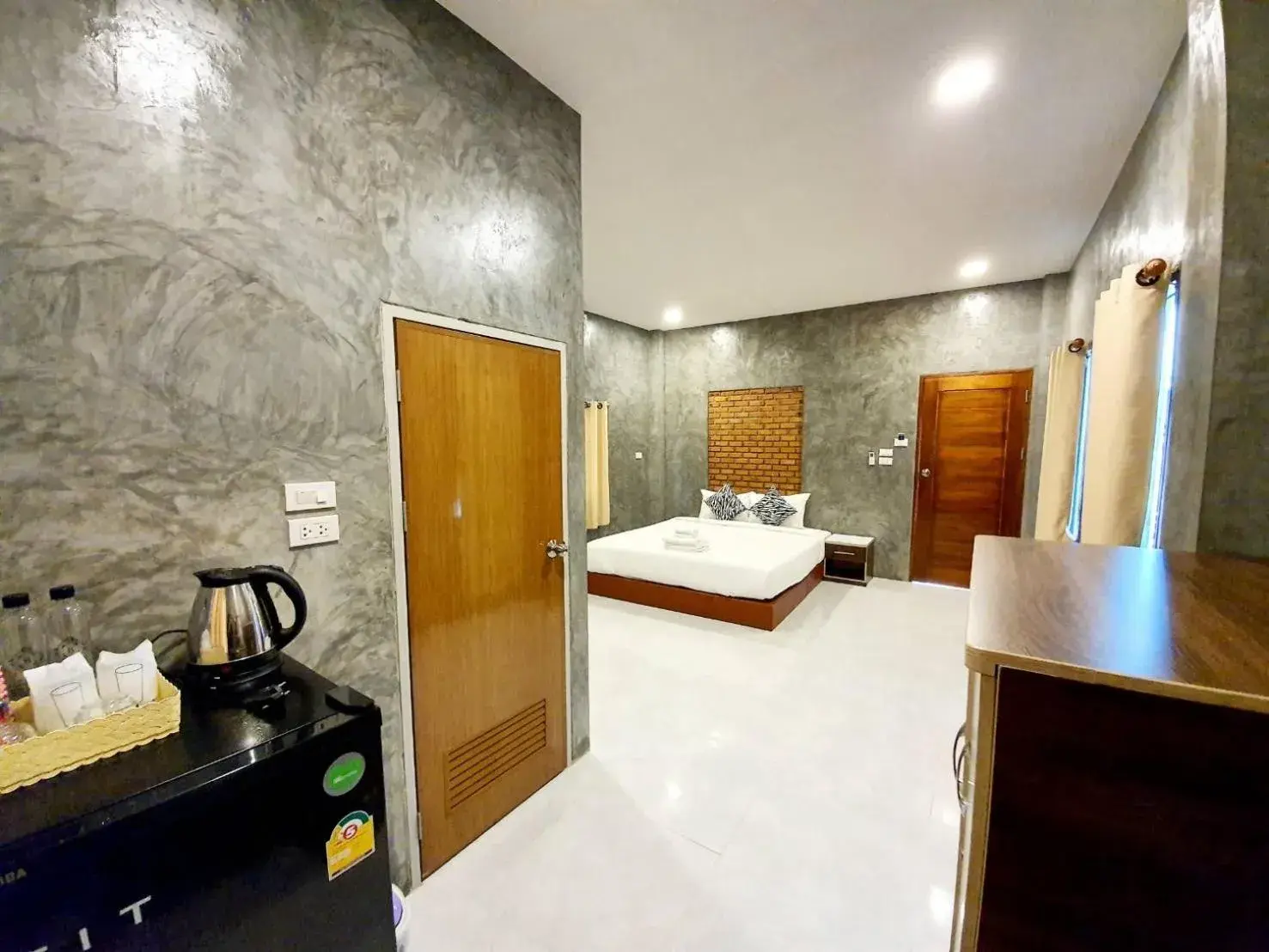 Bed in B-tel Chomthong resort Chiang mai Bed in B-tel Chomthong resort Chiang mai