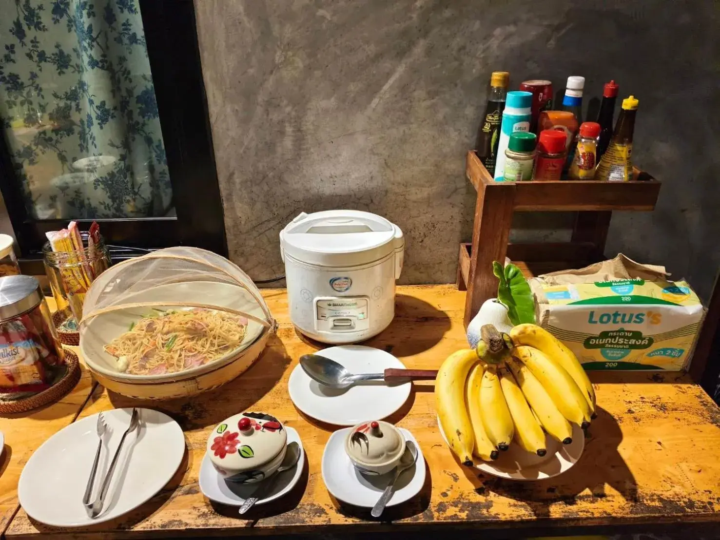 Breakfast in B-tel Chomthong resort Chiang mai Breakfast in B-tel Chomthong resort Chiang mai