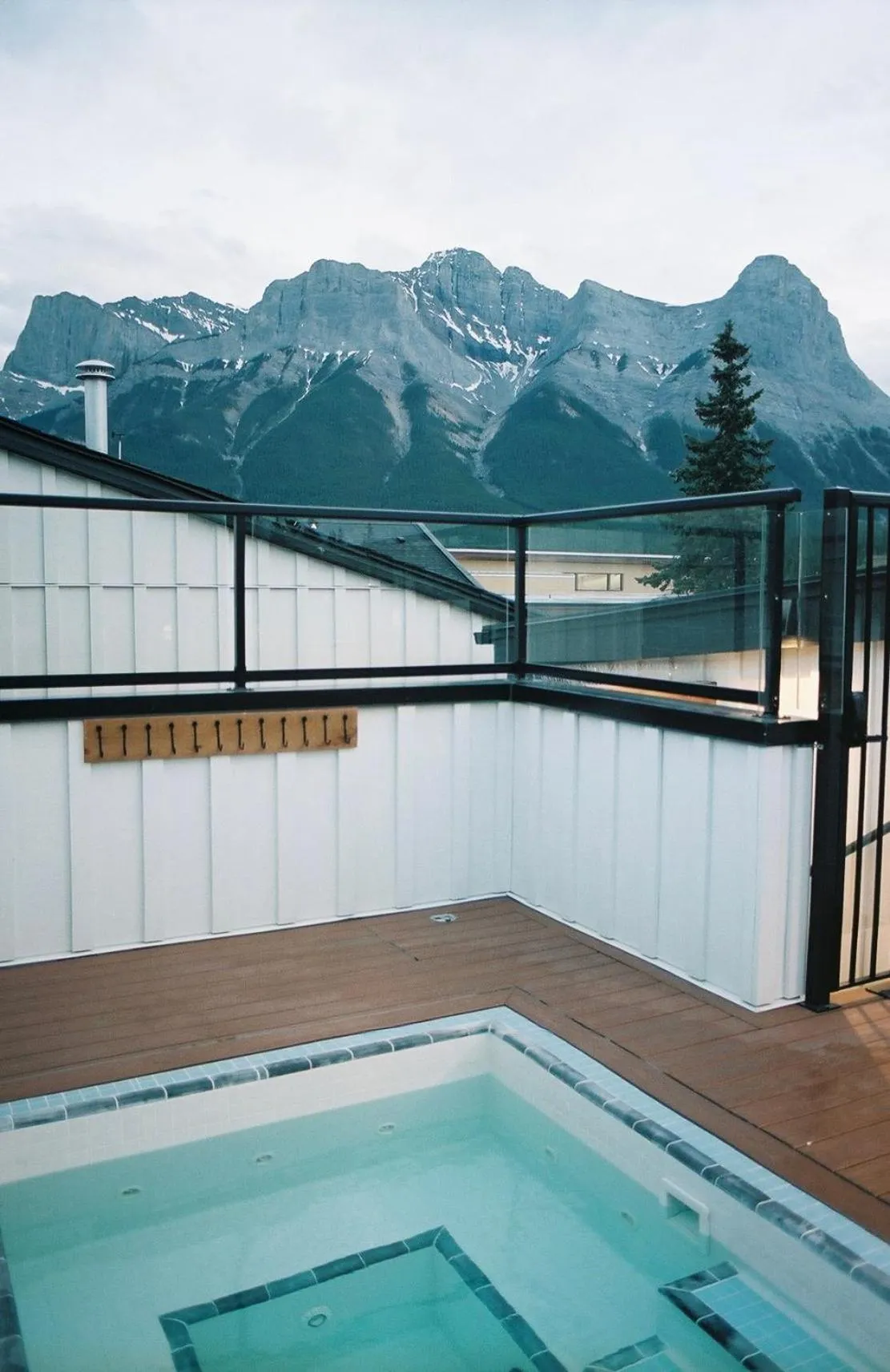 Hot Tub in Basecamp Suites Canmore