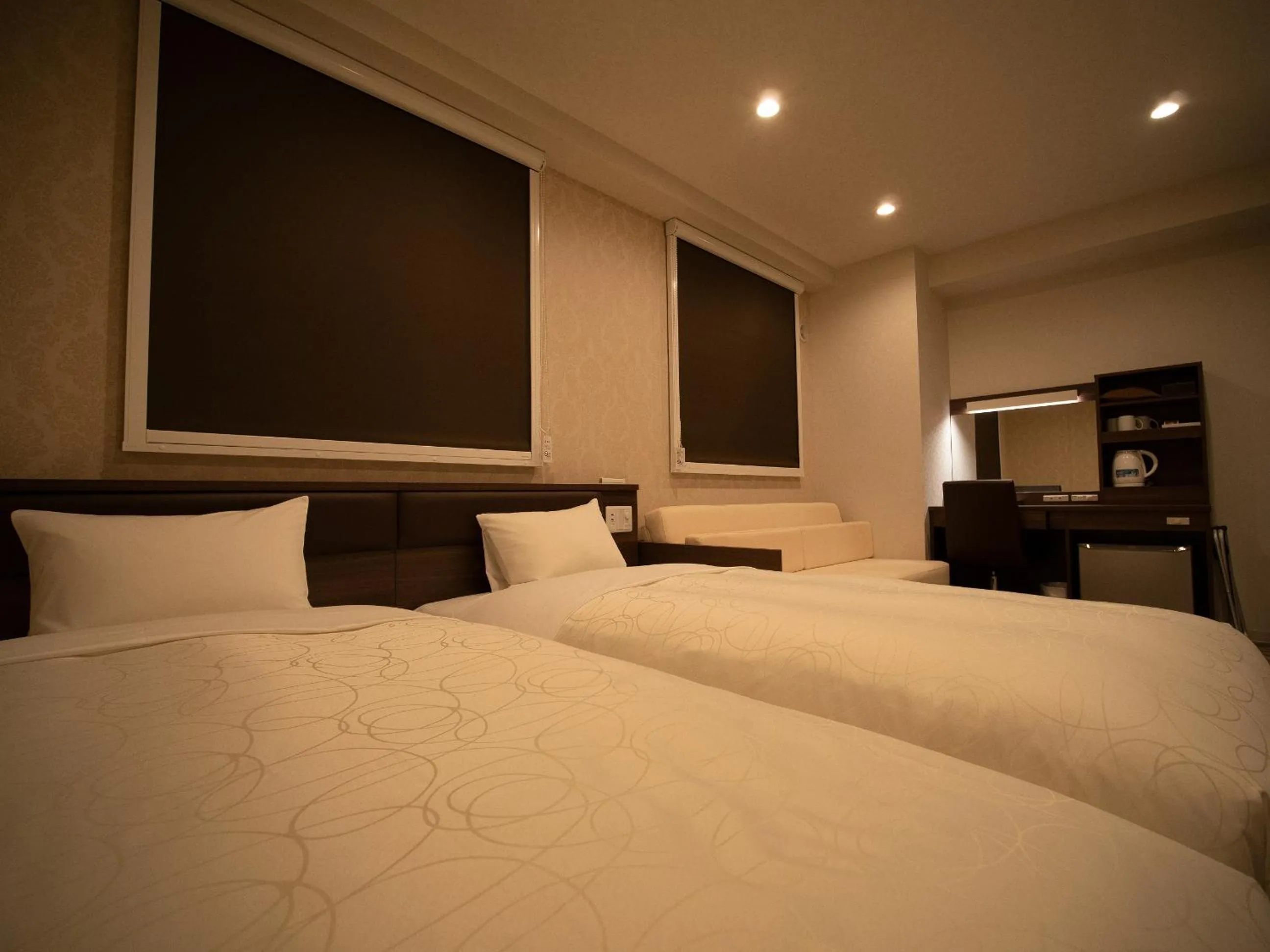 Bed in Hotel Front Inn Fukuoka Airport