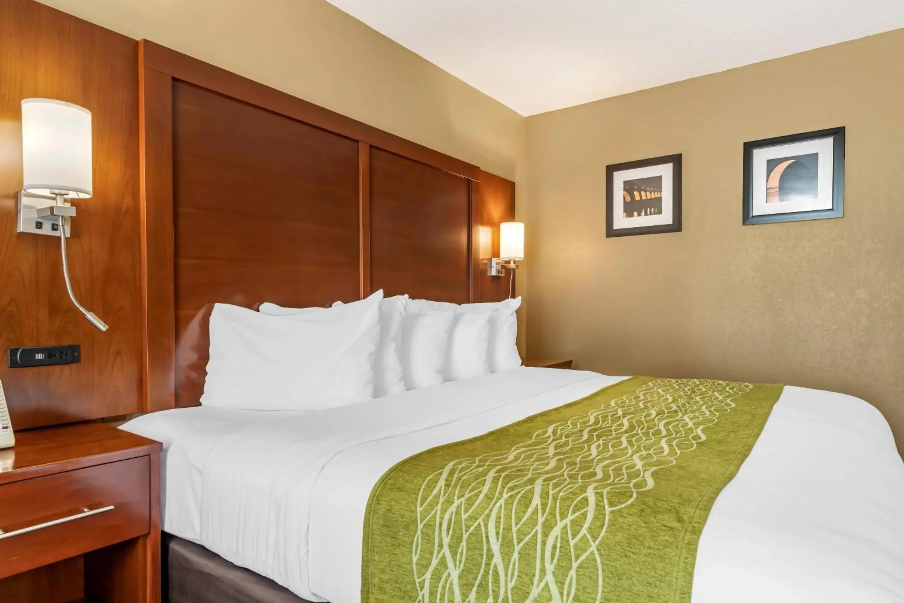 Bedroom, Bed in Comfort Inn MSP Airport - Mall of America Bedroom, Bed in Comfort Inn MSP Airport - Mall of America