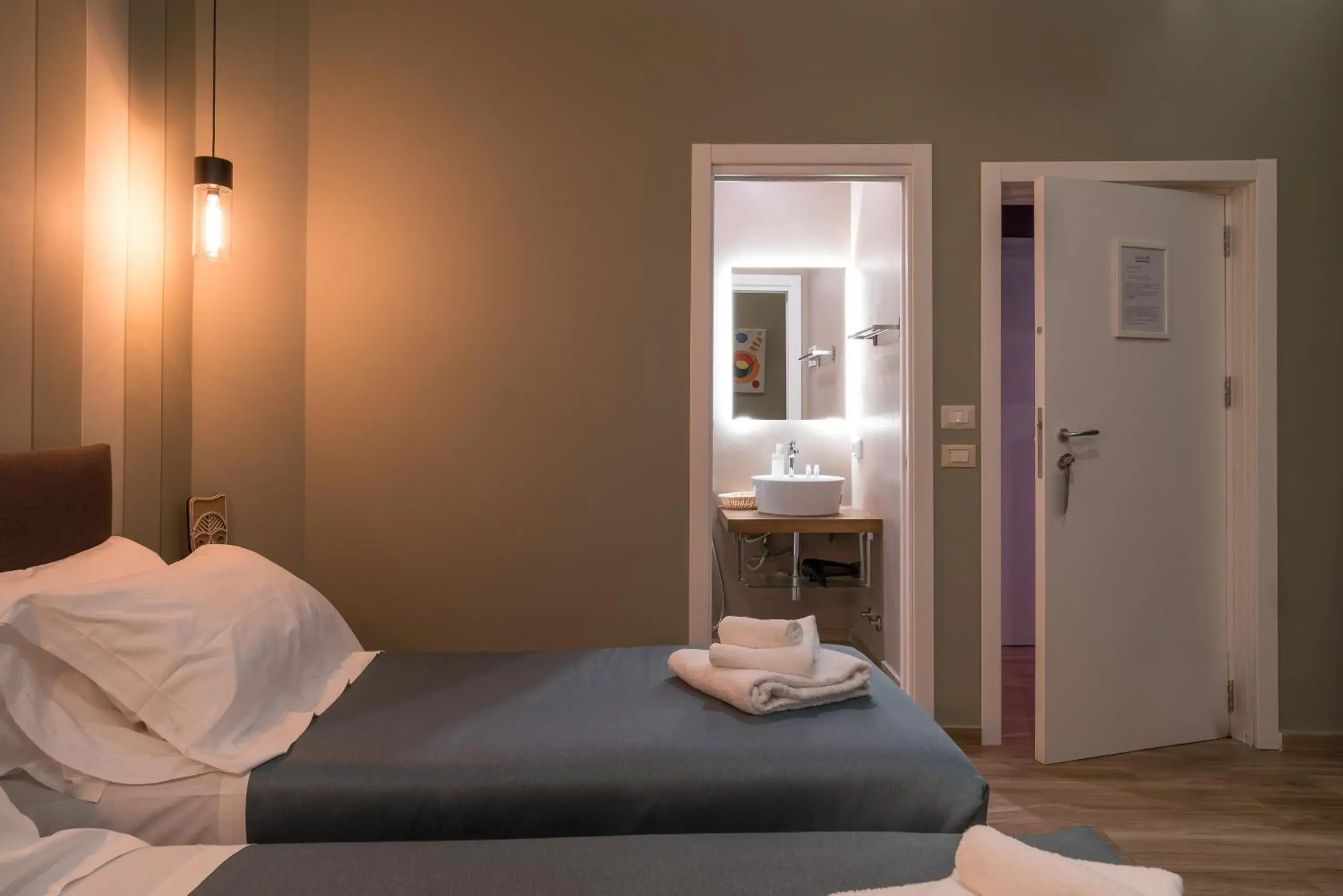 Bed in GOGO` Petit Hotel Bed in GOGO` Petit Hotel