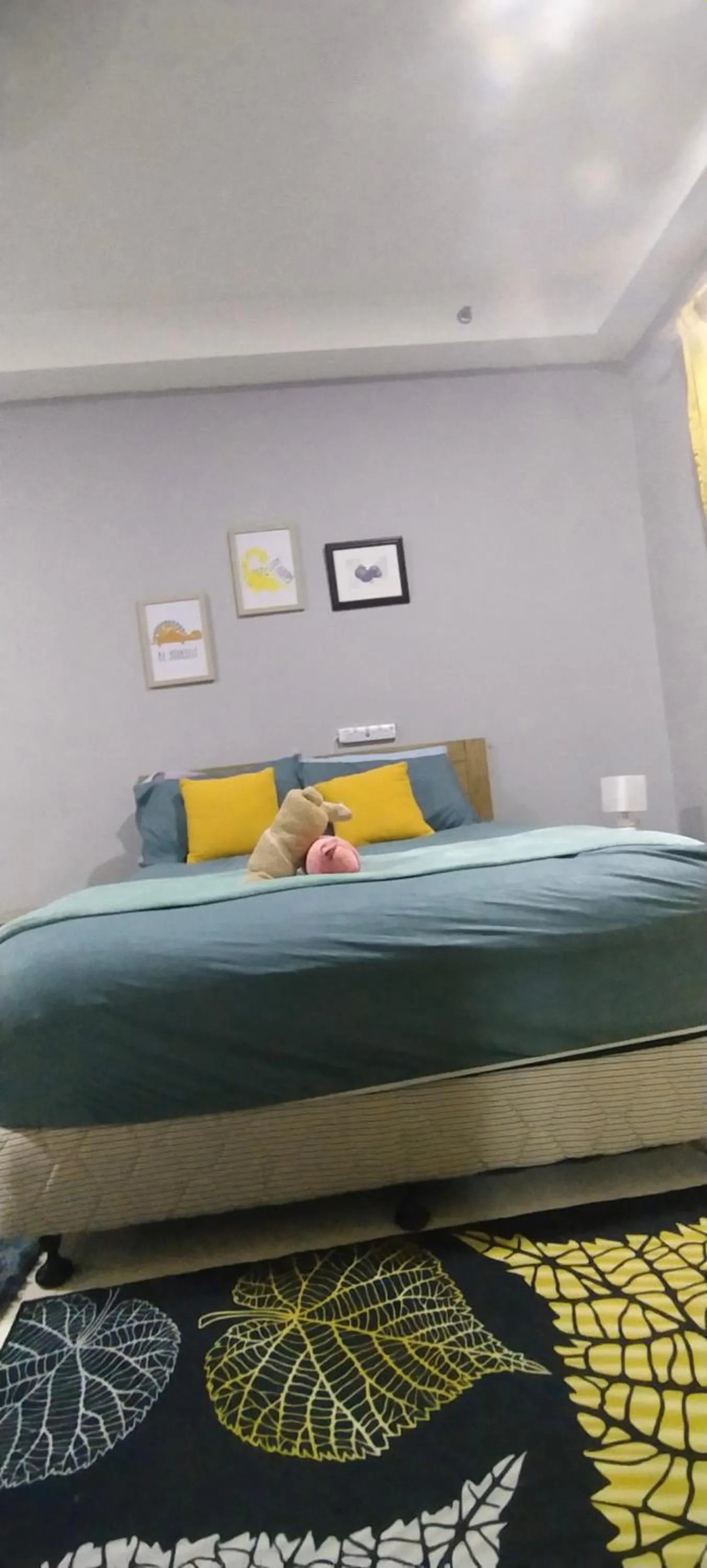 Bed in CmK STUDIO APARTMEN KTC#Netflix