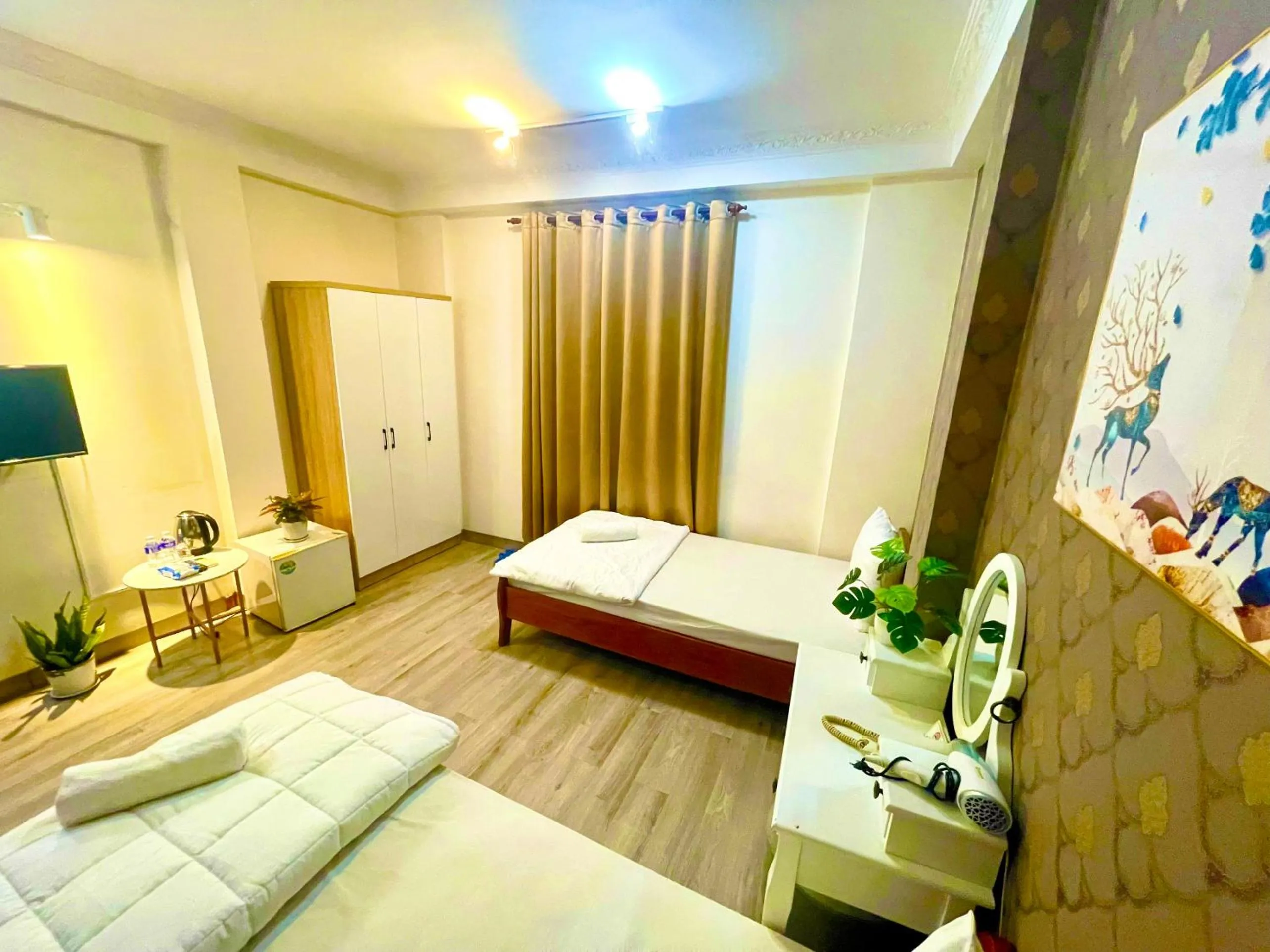 Bed in Anh Thien Sai Gon Central Hotel - District 1