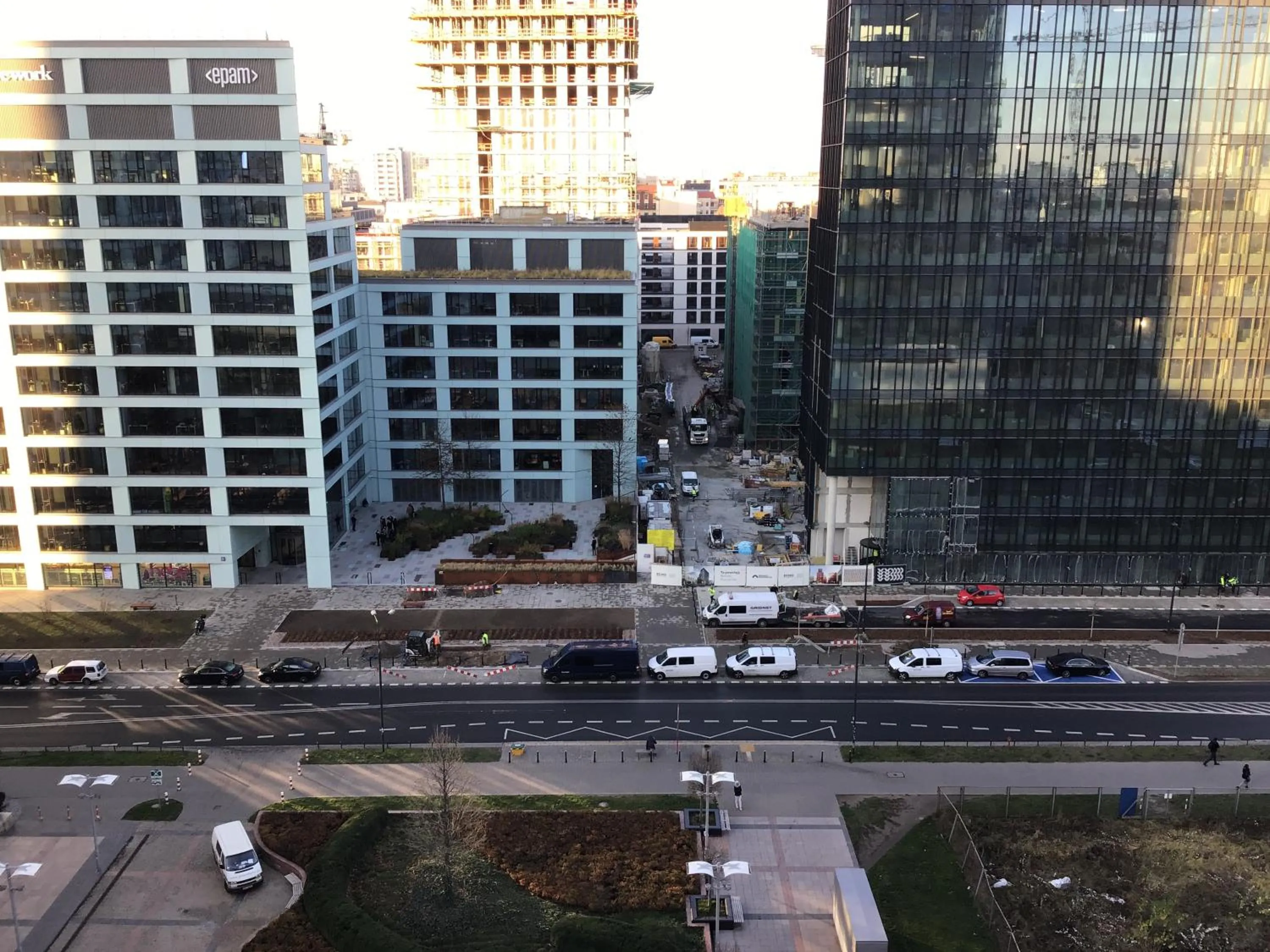 Street view in Platinum Towers Hotel Apartments