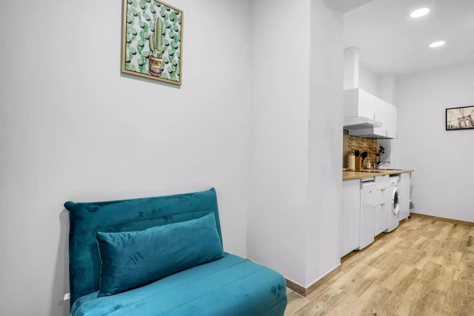 Seating area in Umihouse apartamentos centro Alicante