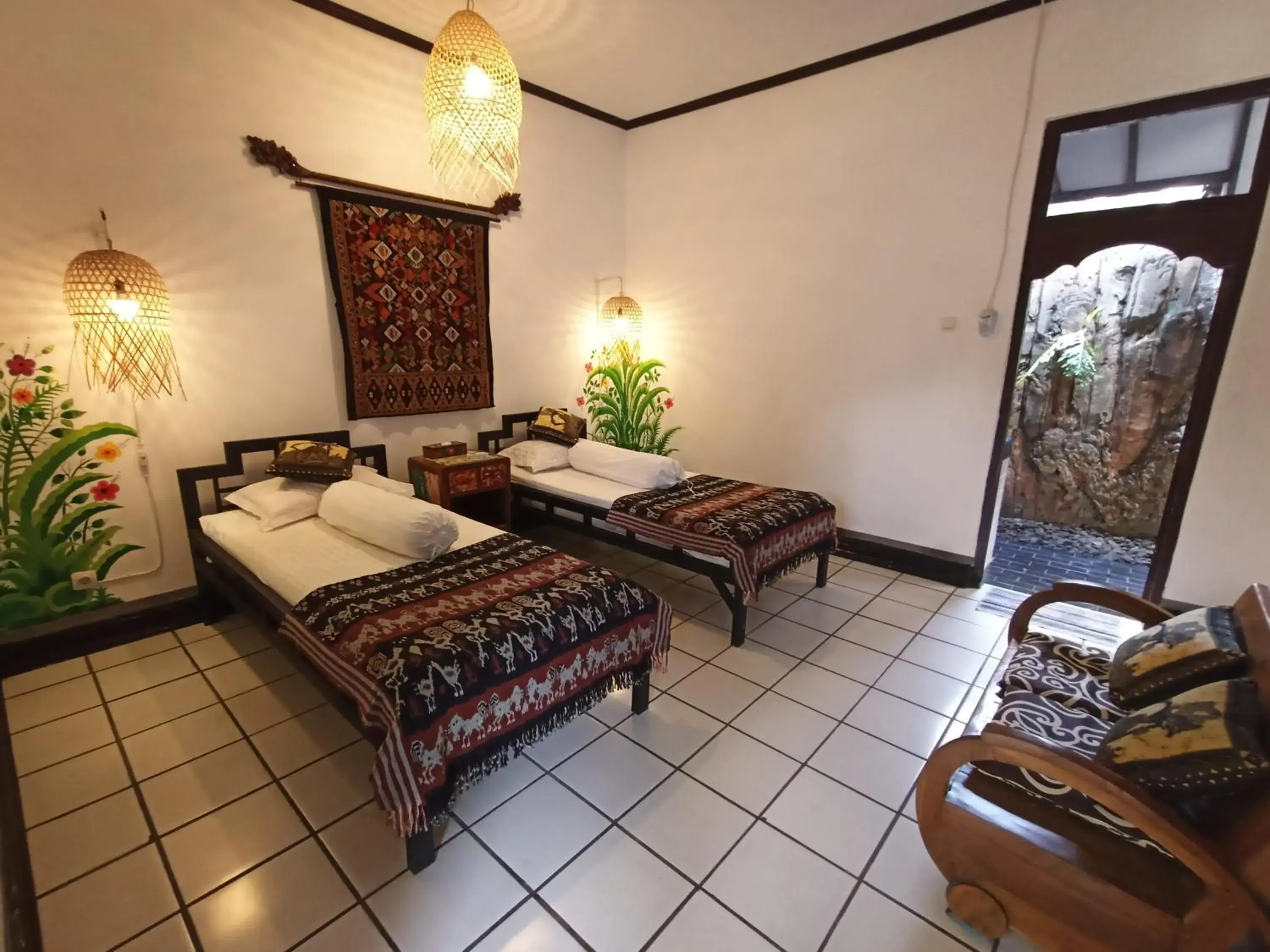 Standard Twin Room with Garden View - single occupancy in Binaria Museum Hotel Standard Twin Room with Garden View - single occupancy in Binaria Museum Hotel