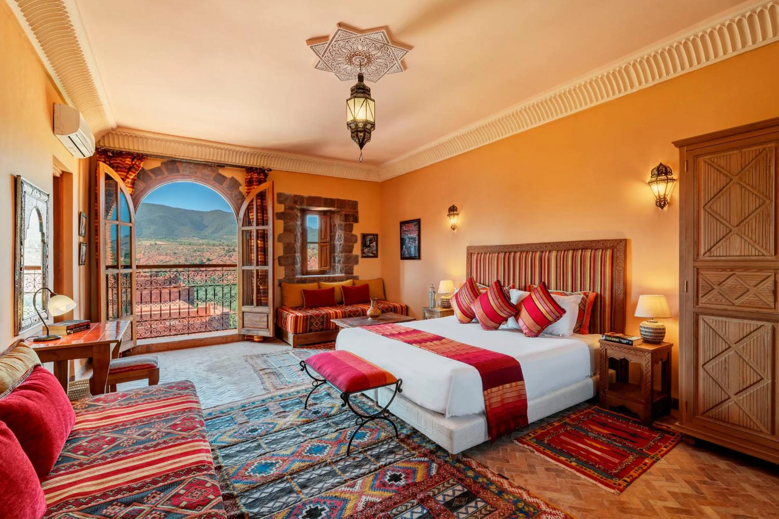 Bedroom, Bed in Kasbah Angour