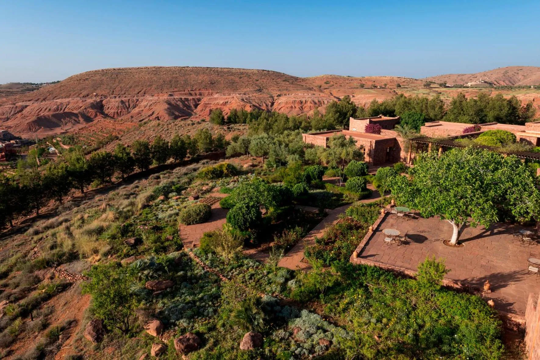 Landmark view in Kasbah Angour