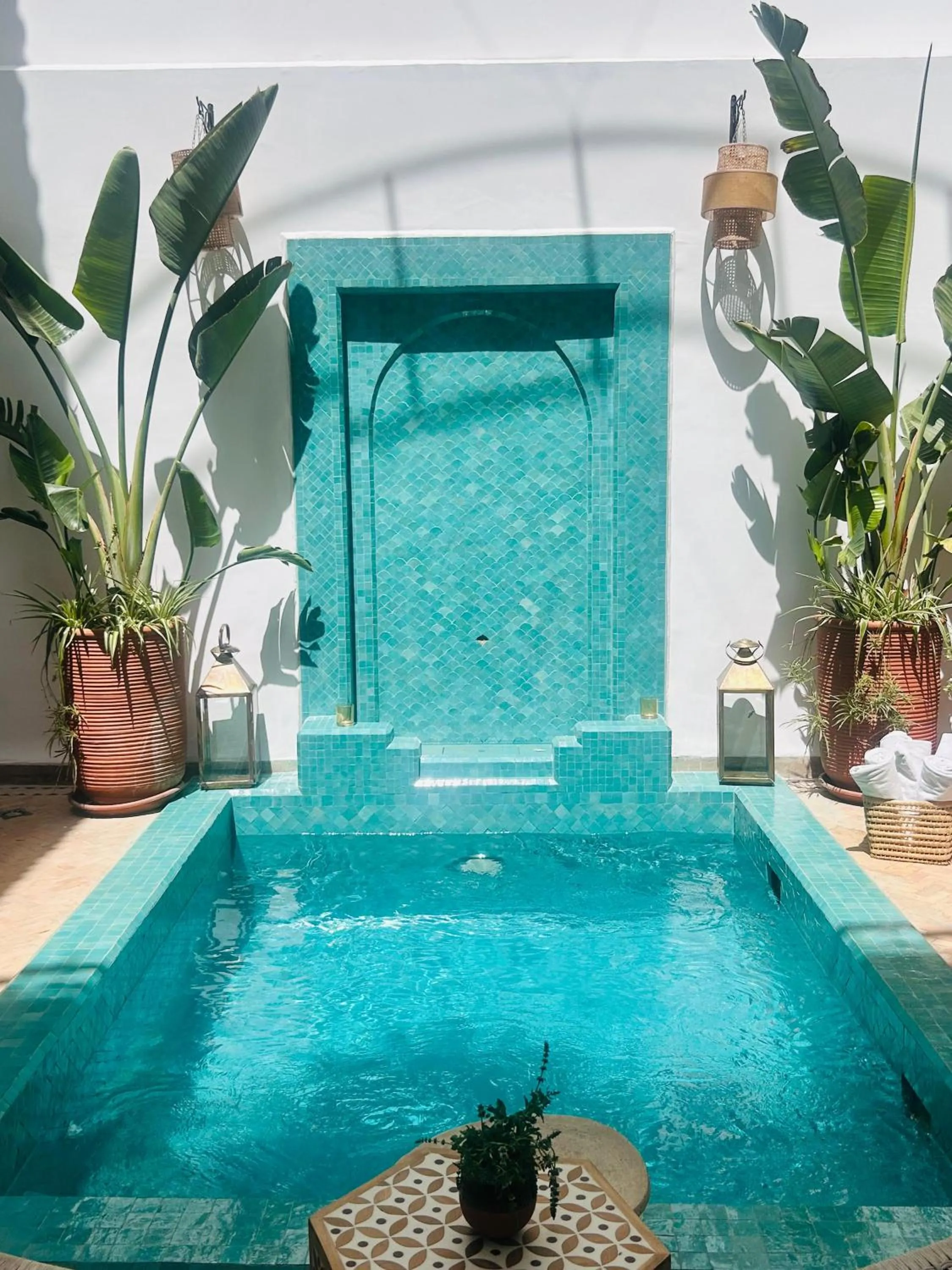 Pool view in Riad Baba Ali