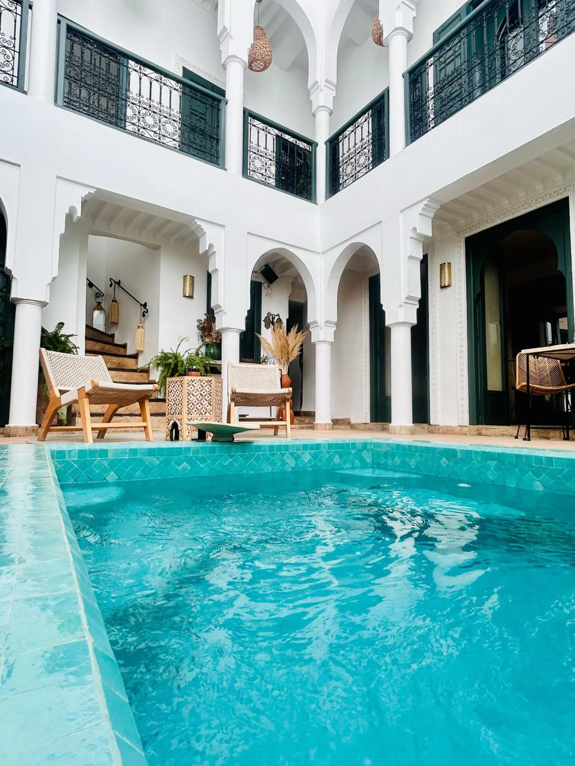 Pool view in Riad Baba Ali