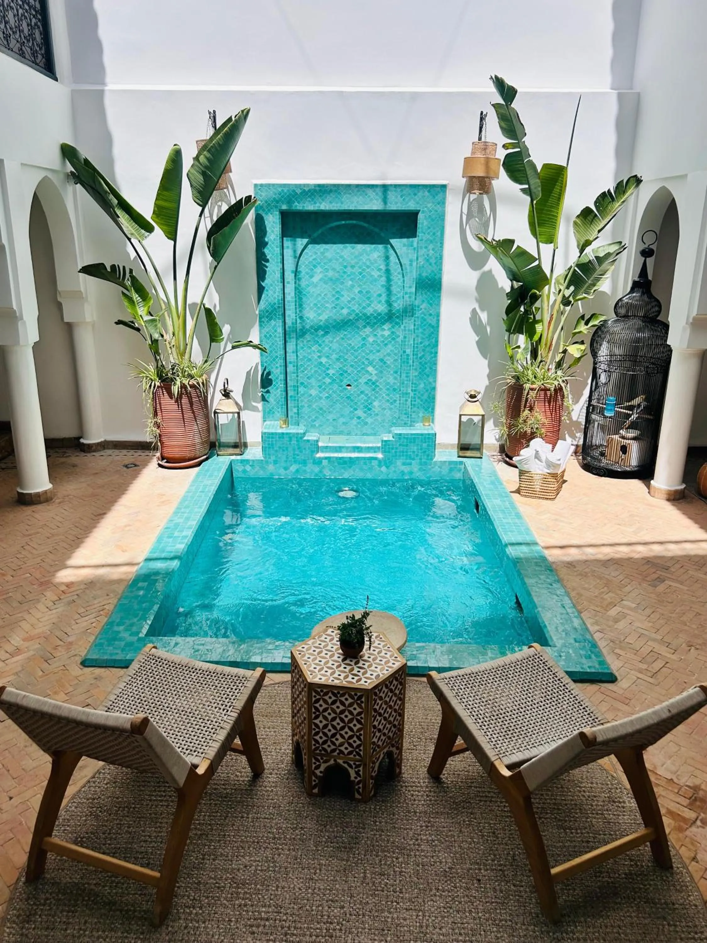 Pool view in Riad Baba Ali