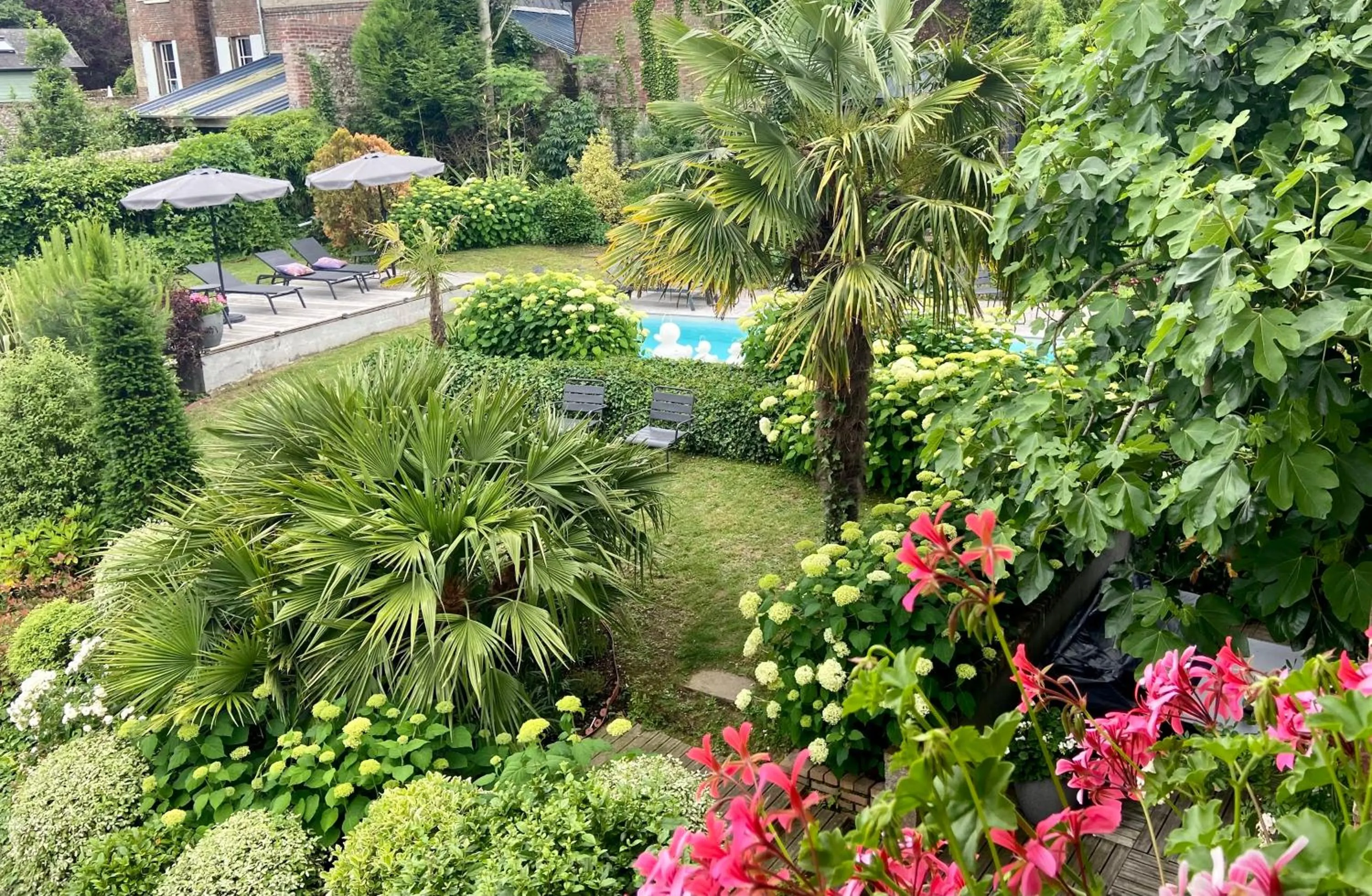 Bird's eye view in VILLA DU CEDRE Honfleur
