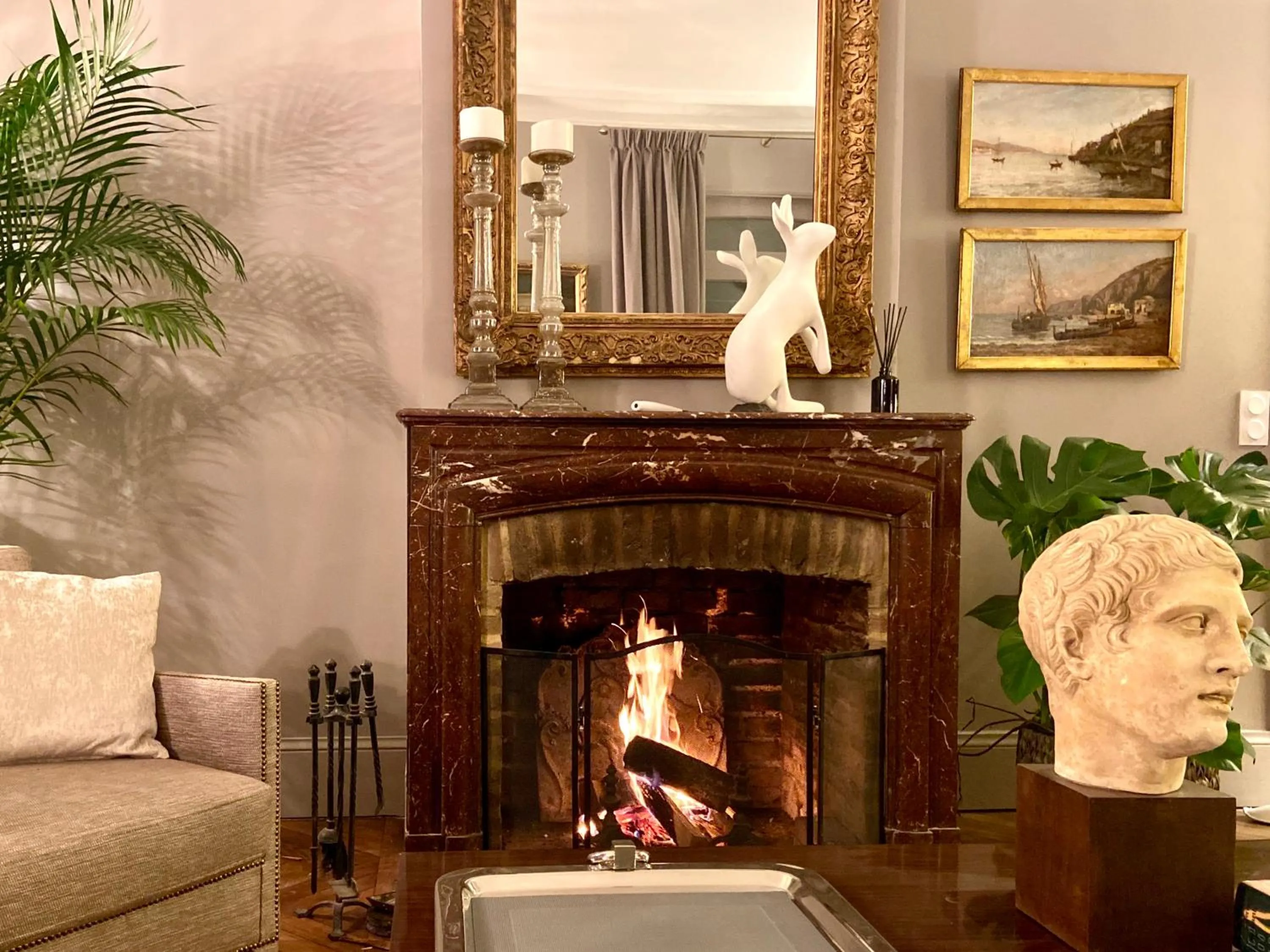 Lounge or bar in VILLA DU CEDRE Honfleur