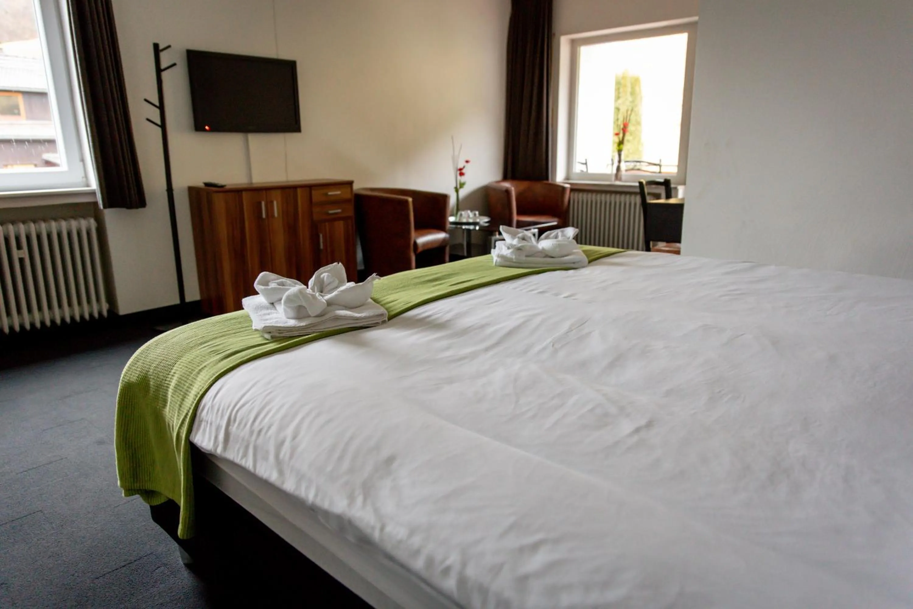 Bed in Hotel Tiefenhagen Sauerland