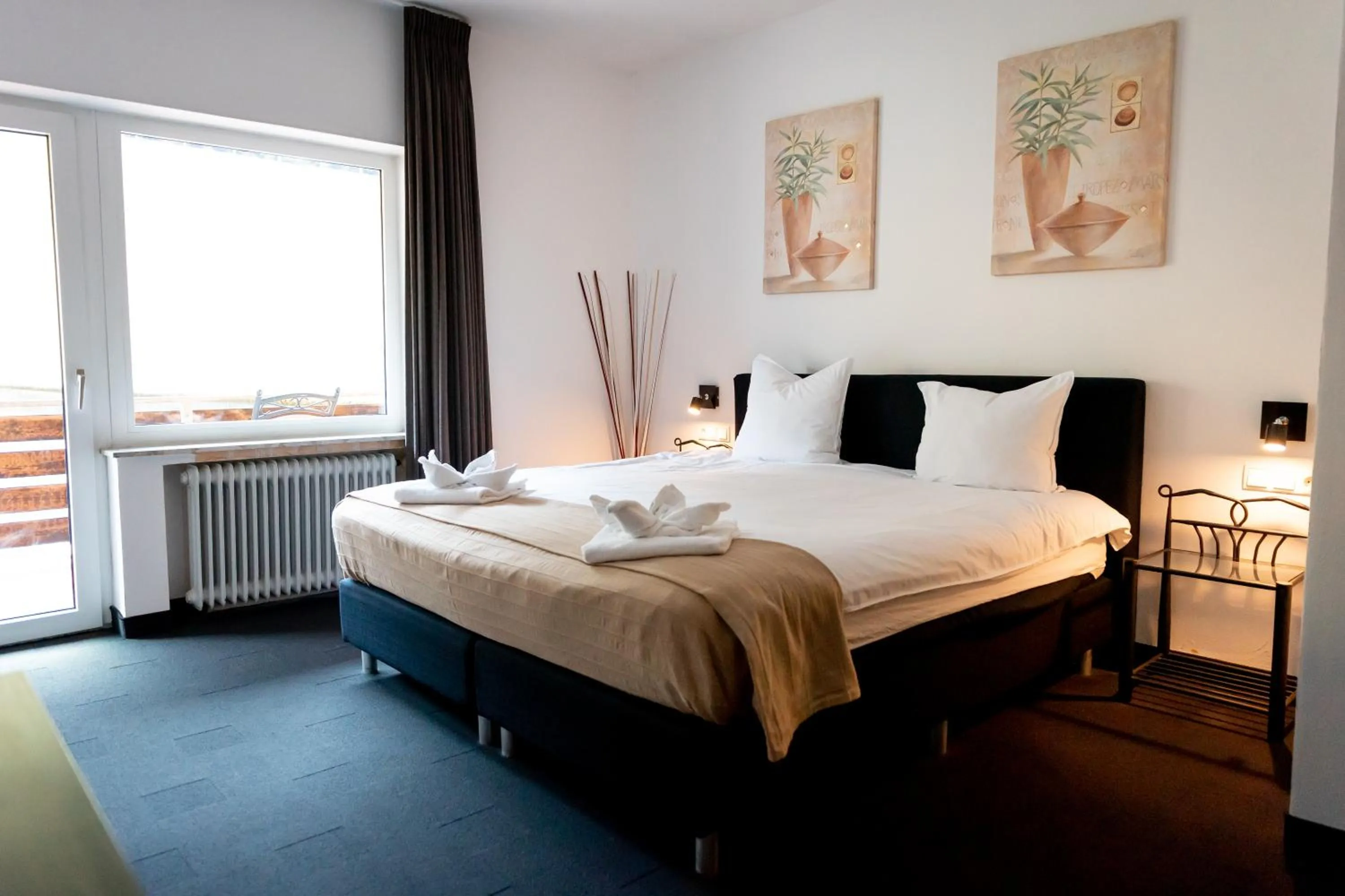 Bed in Hotel Tiefenhagen Sauerland