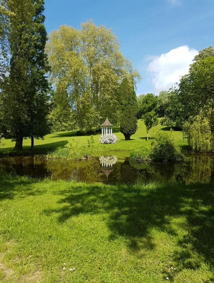 Garden in Château de la Bribourdière