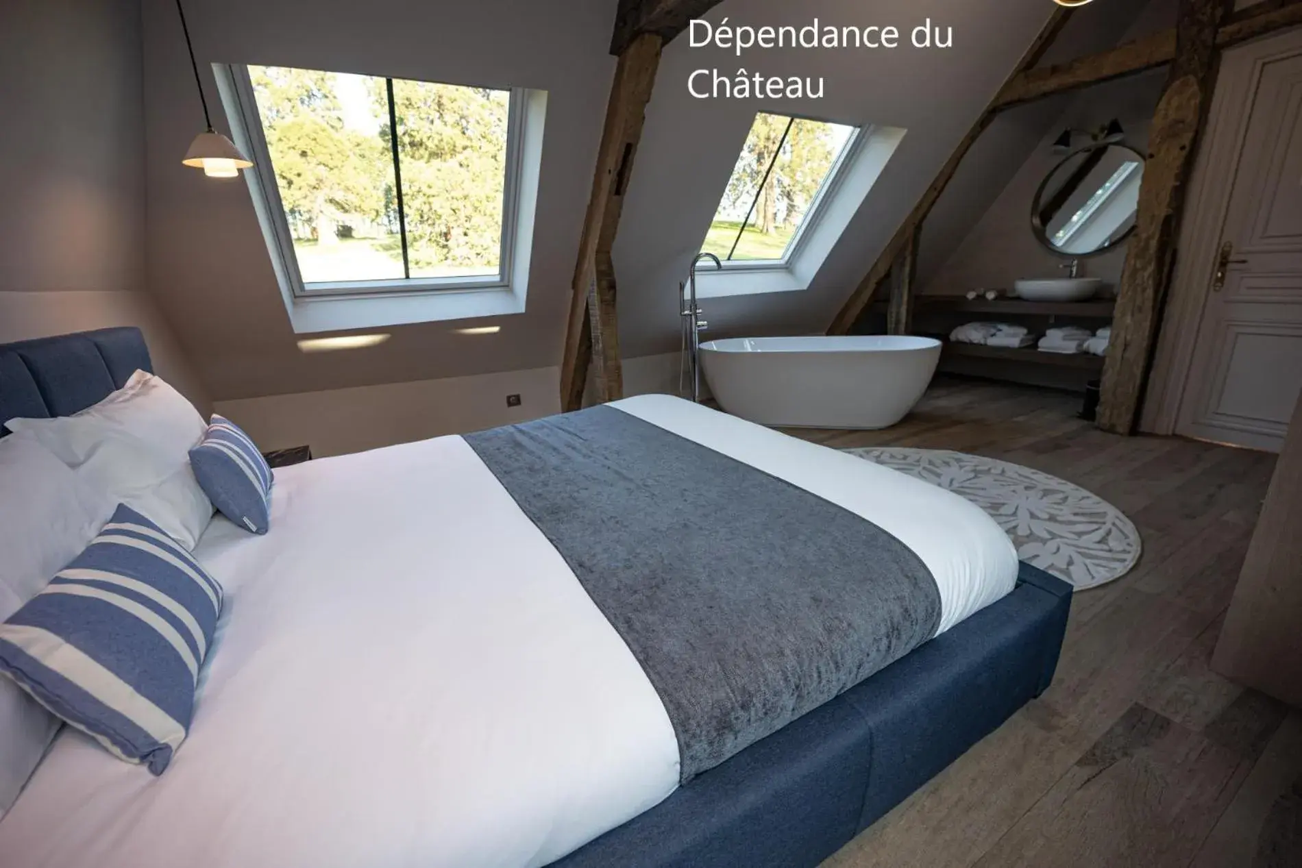 Double Room in Château de la Bribourdière Double Room in Château de la Bribourdière