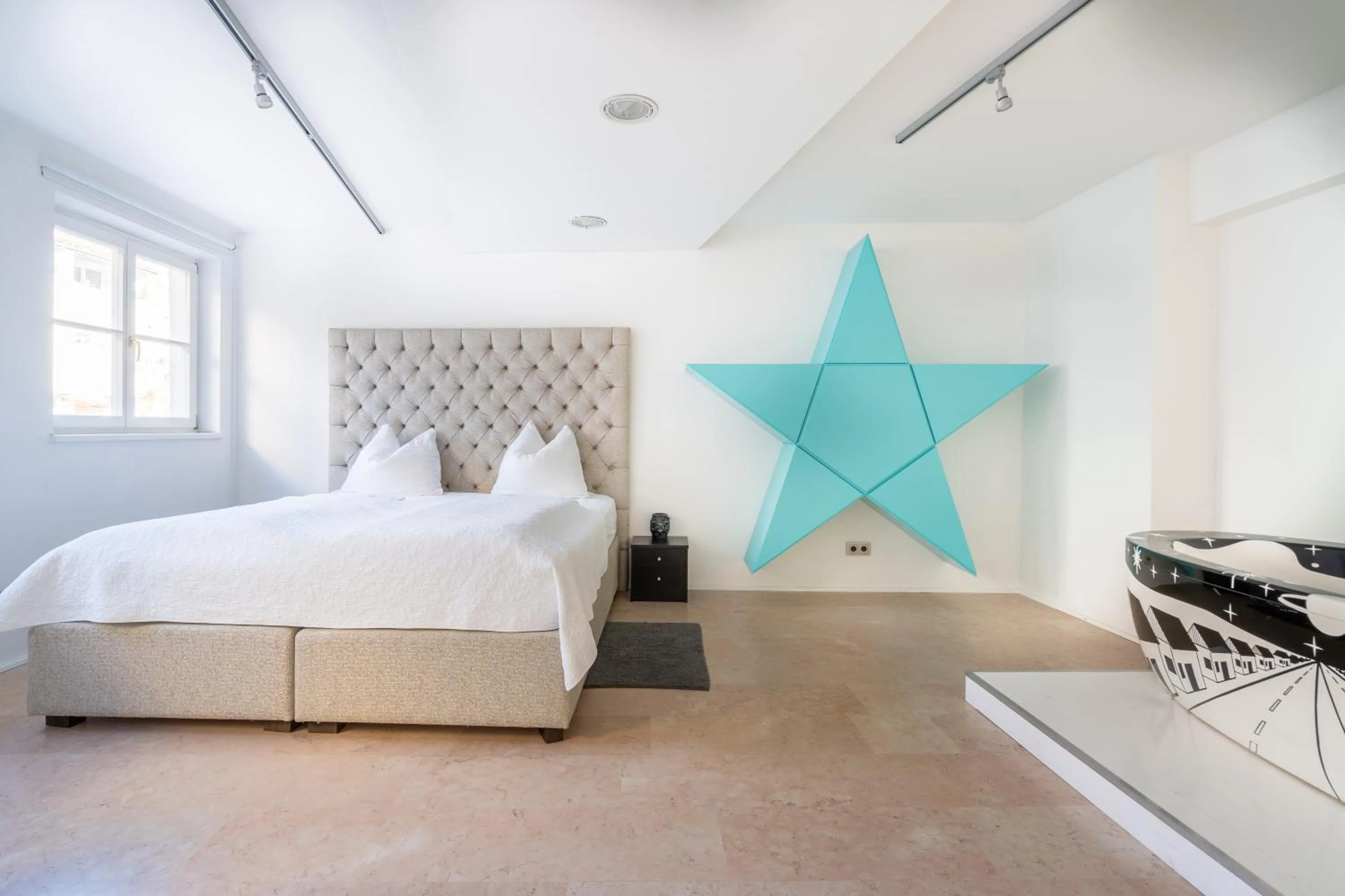 Bed in Kaiser Max Design Appartements