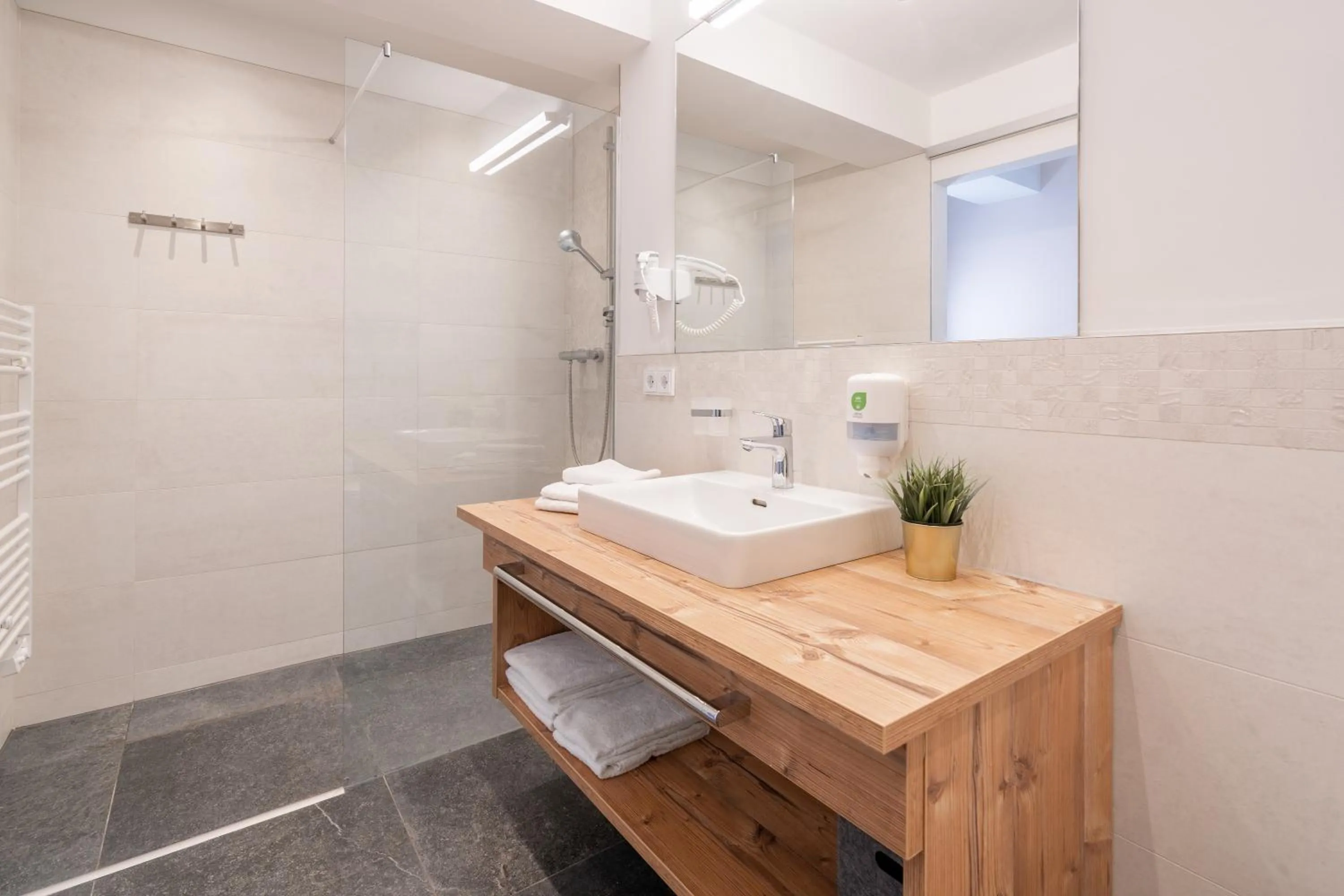 Shower in Kaiser Max Design Appartements