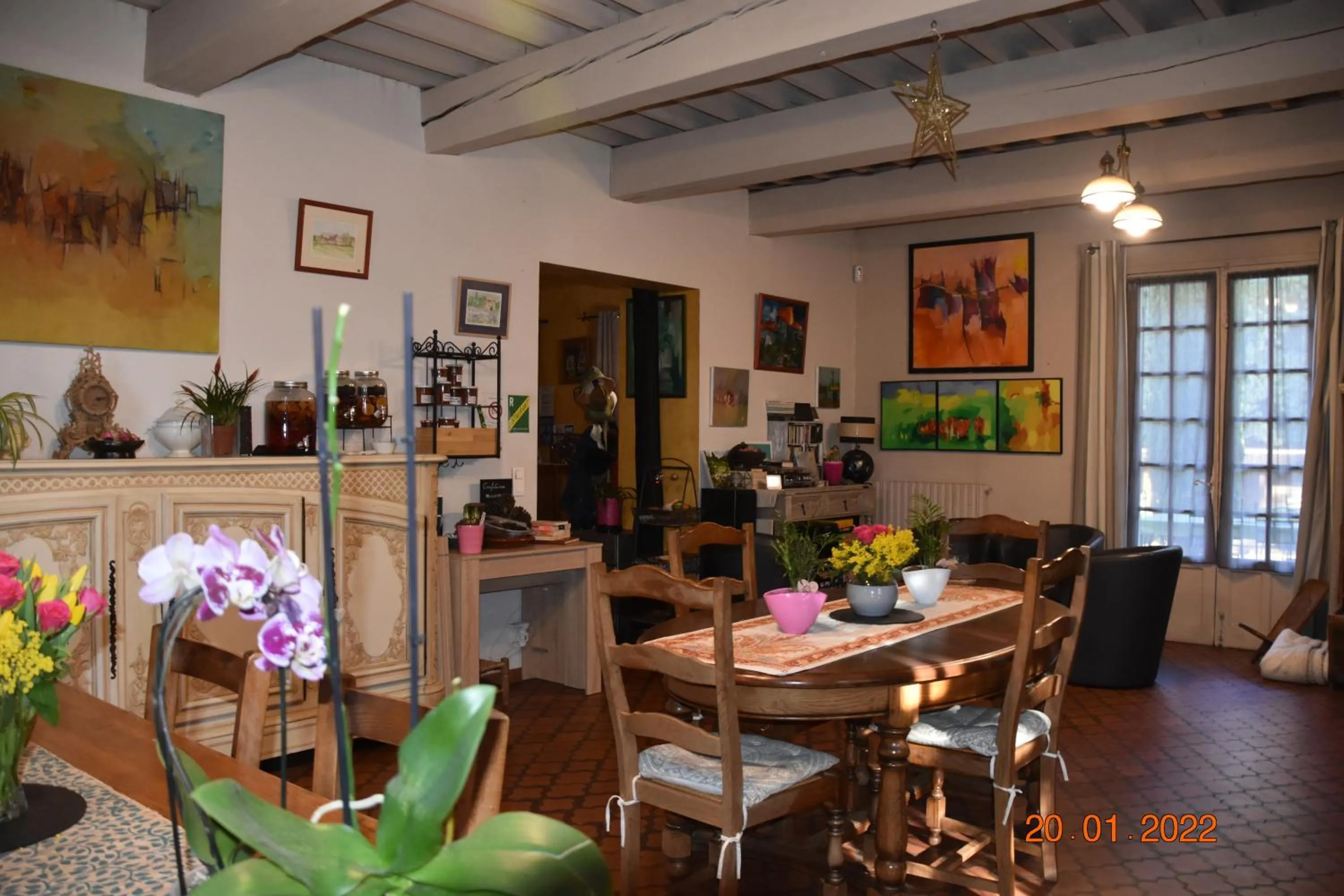 Living room in Villa Lumières