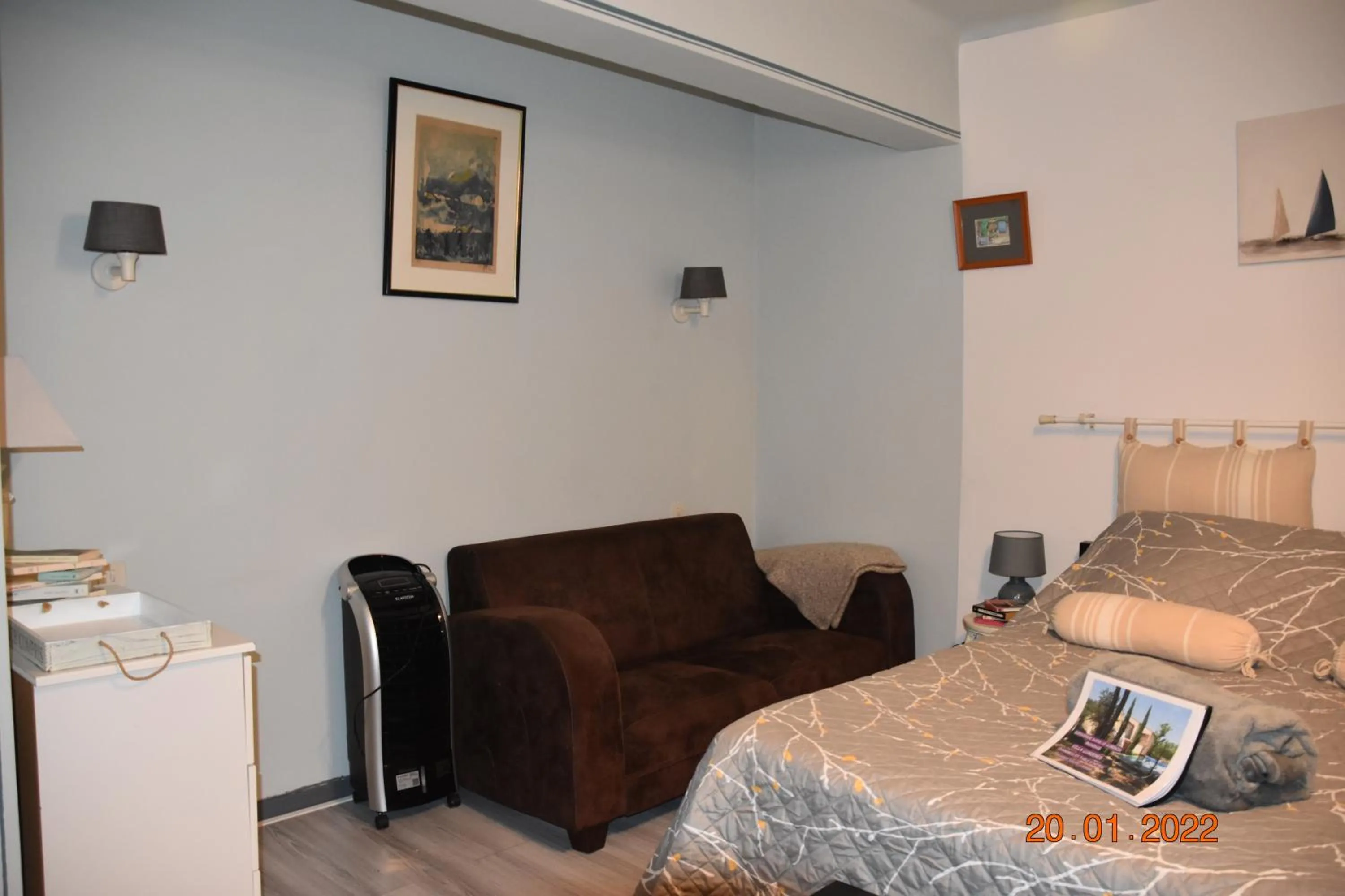 Bed in Villa Lumières