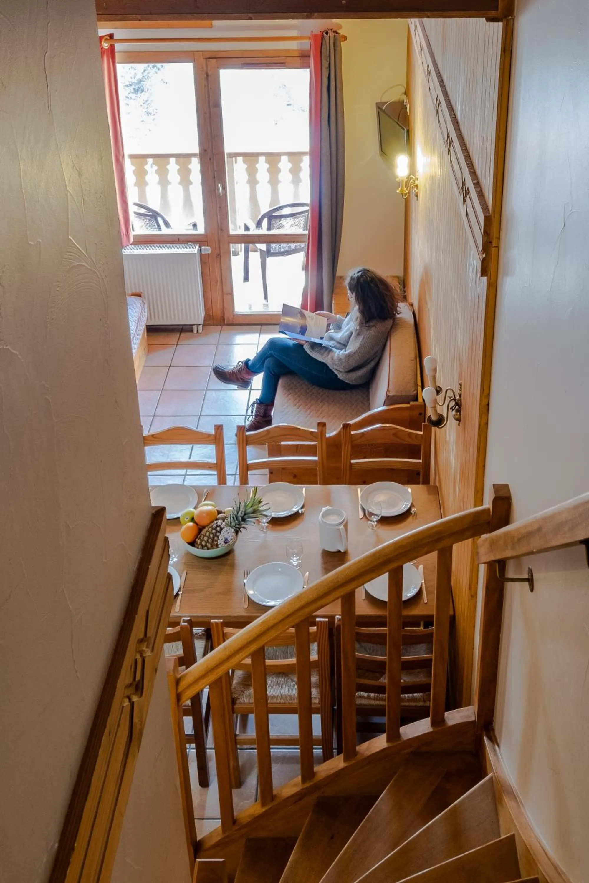 Living room in Résidence Les Balcons De Val Cenis Le Haut