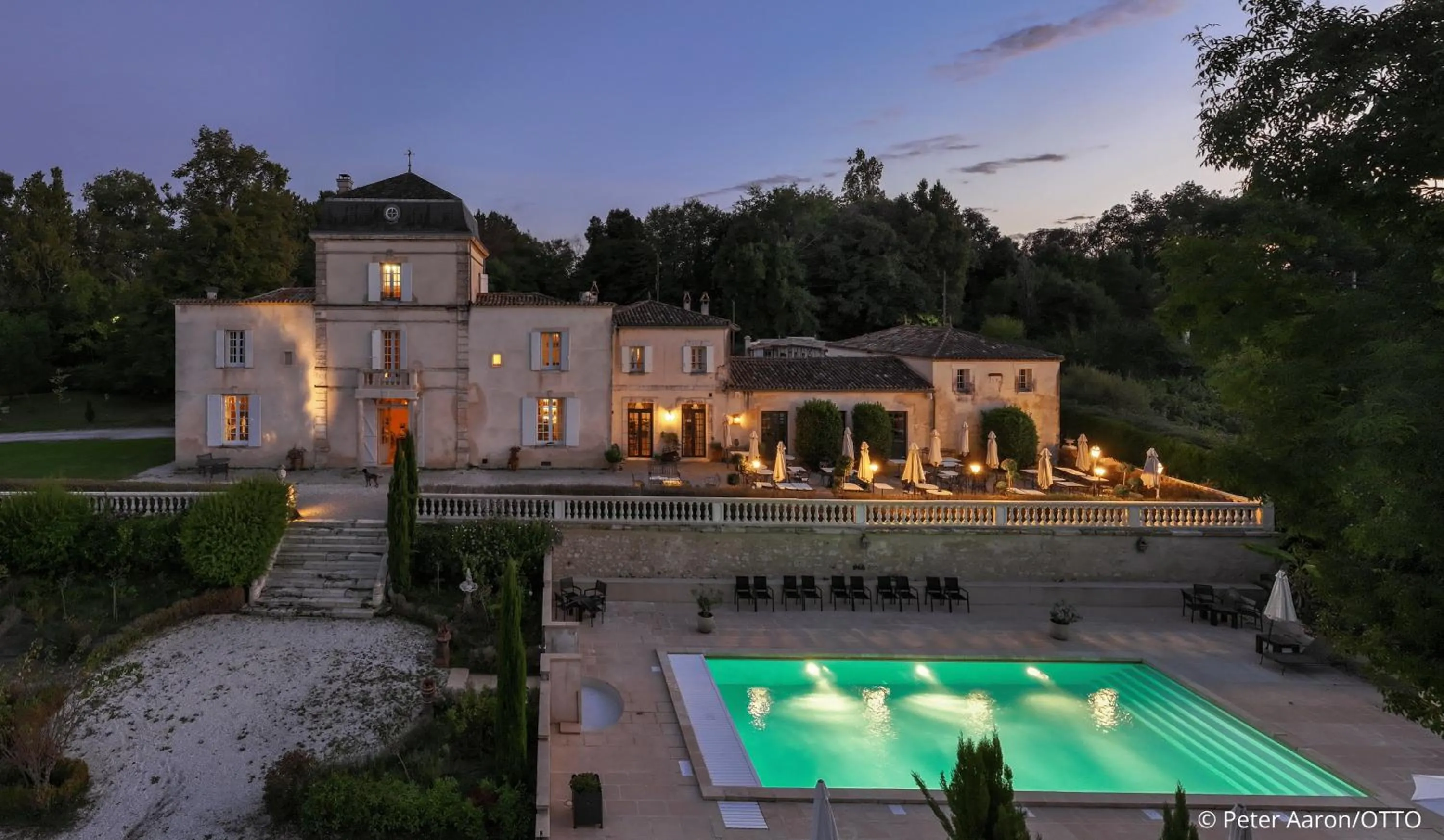 Night in Chateau de Lantic