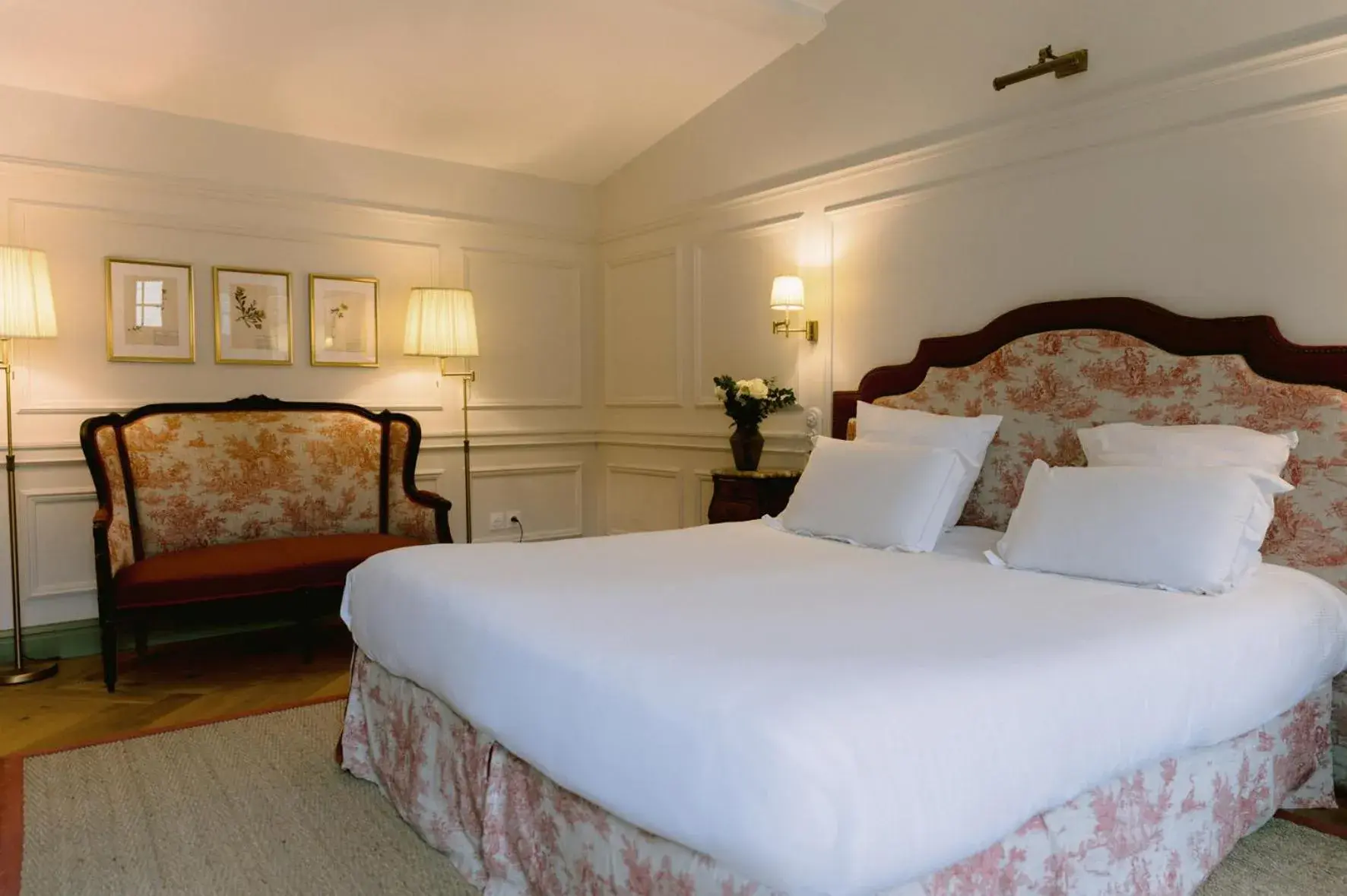Bed in Chateau de Lantic Bed in Chateau de Lantic
