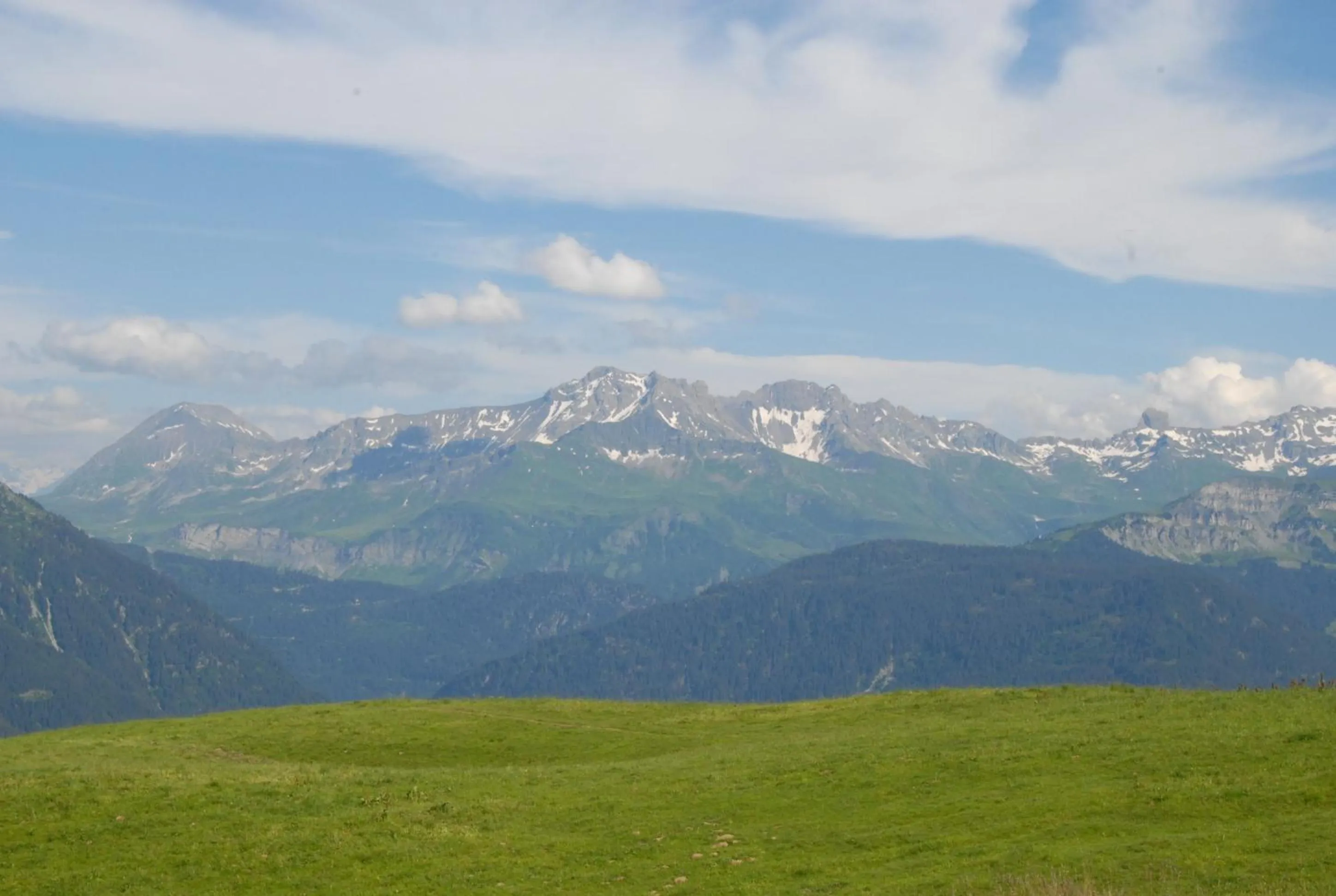 Natural landscape in Hôtel Chalet Le Caribou