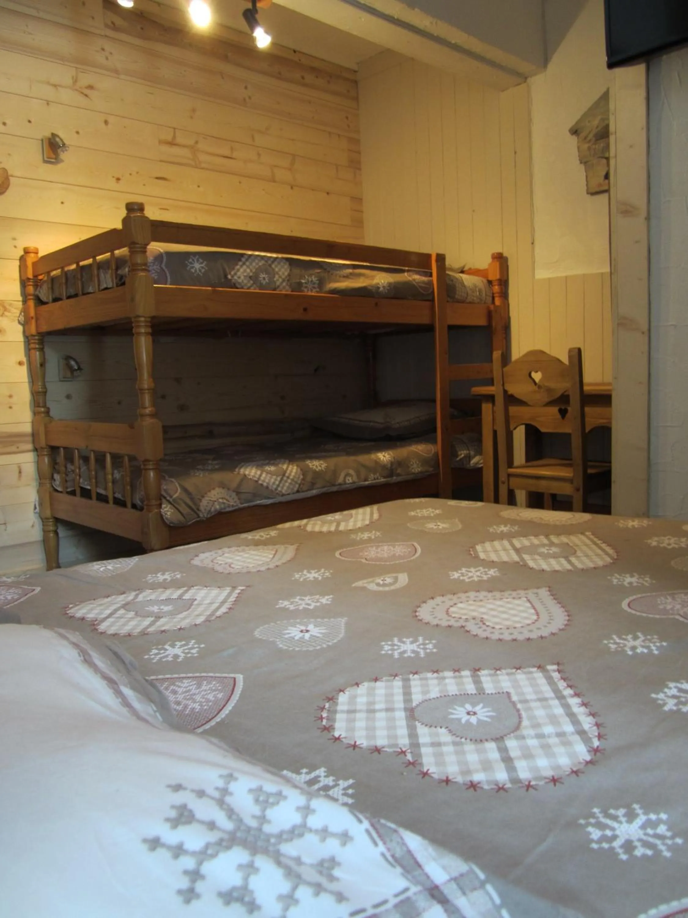 Photo of the whole room in Hôtel Chalet Le Caribou