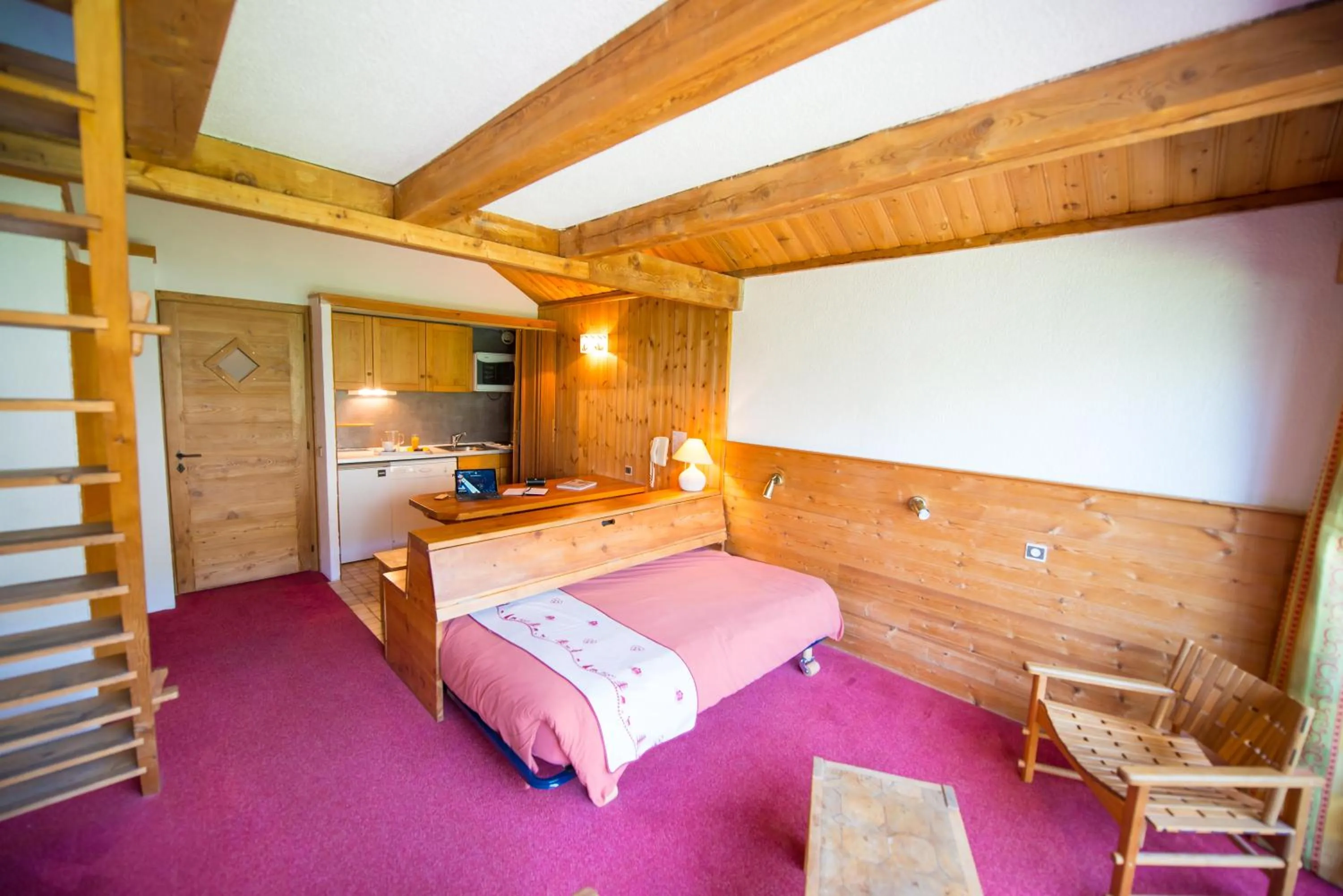 Bed in Les Chalets du Villard