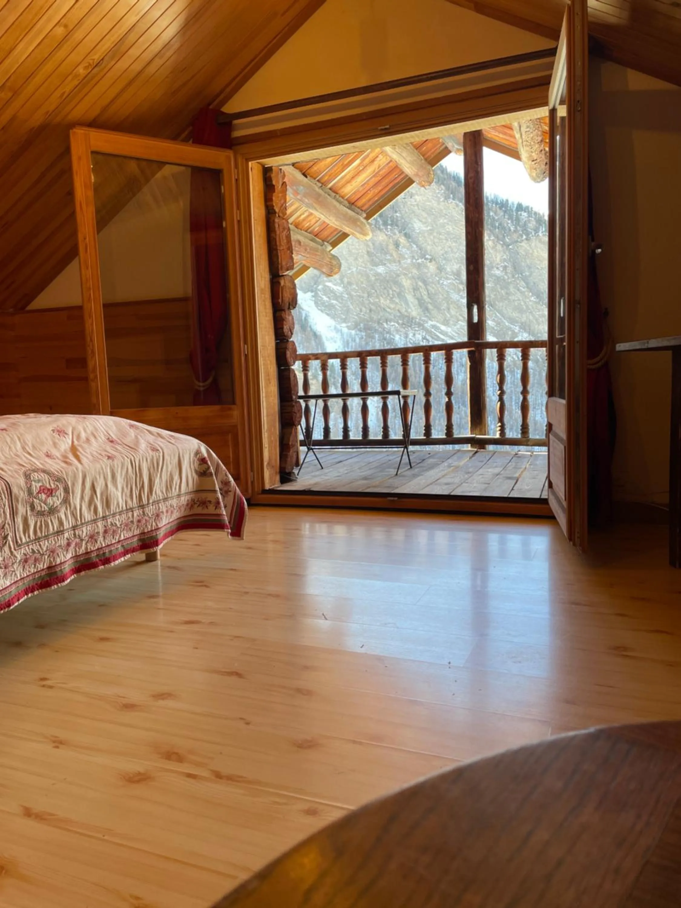 Bed in Les Chalets du Villard