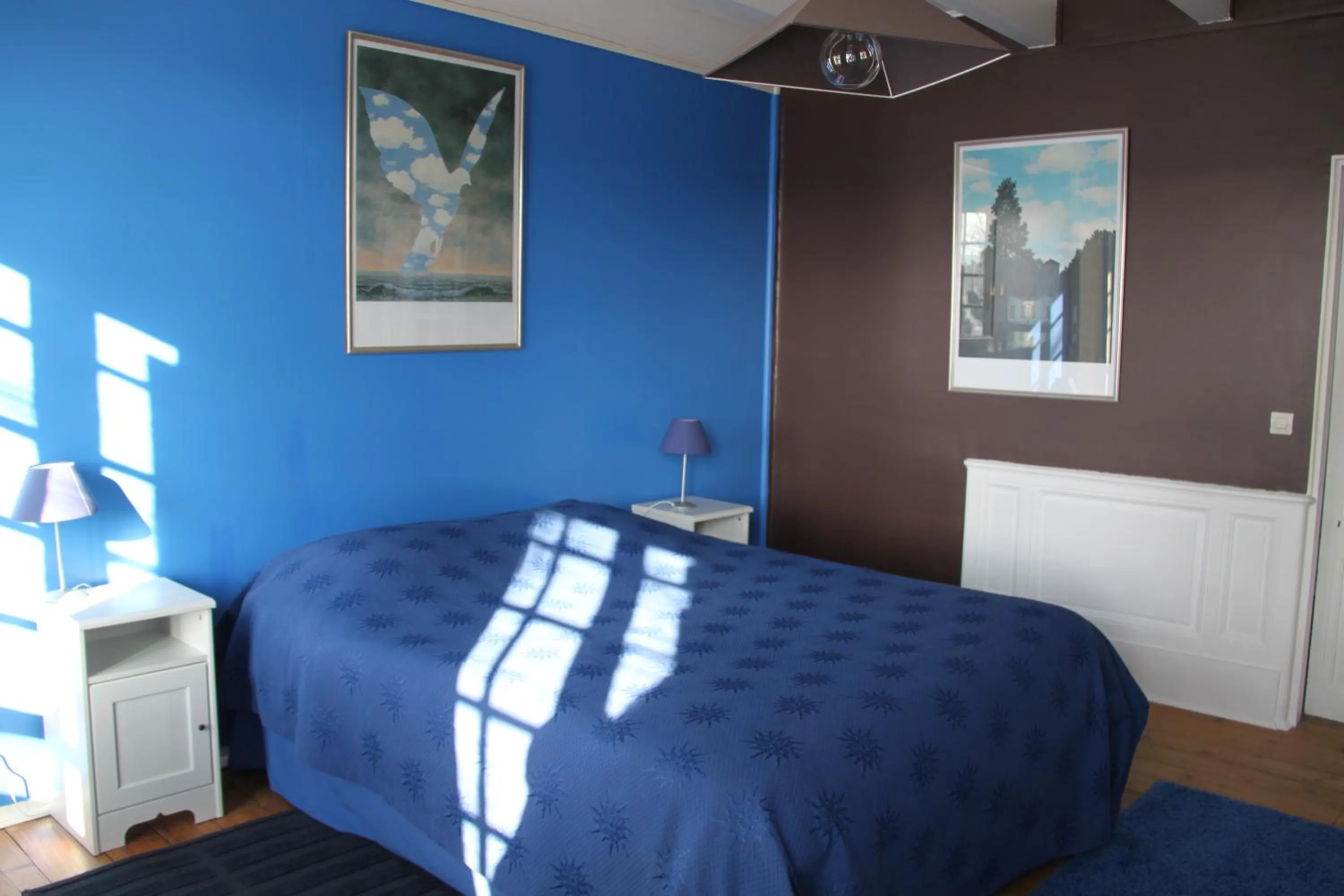 Bed in Chambres d'hôtes Manoir du Buquet