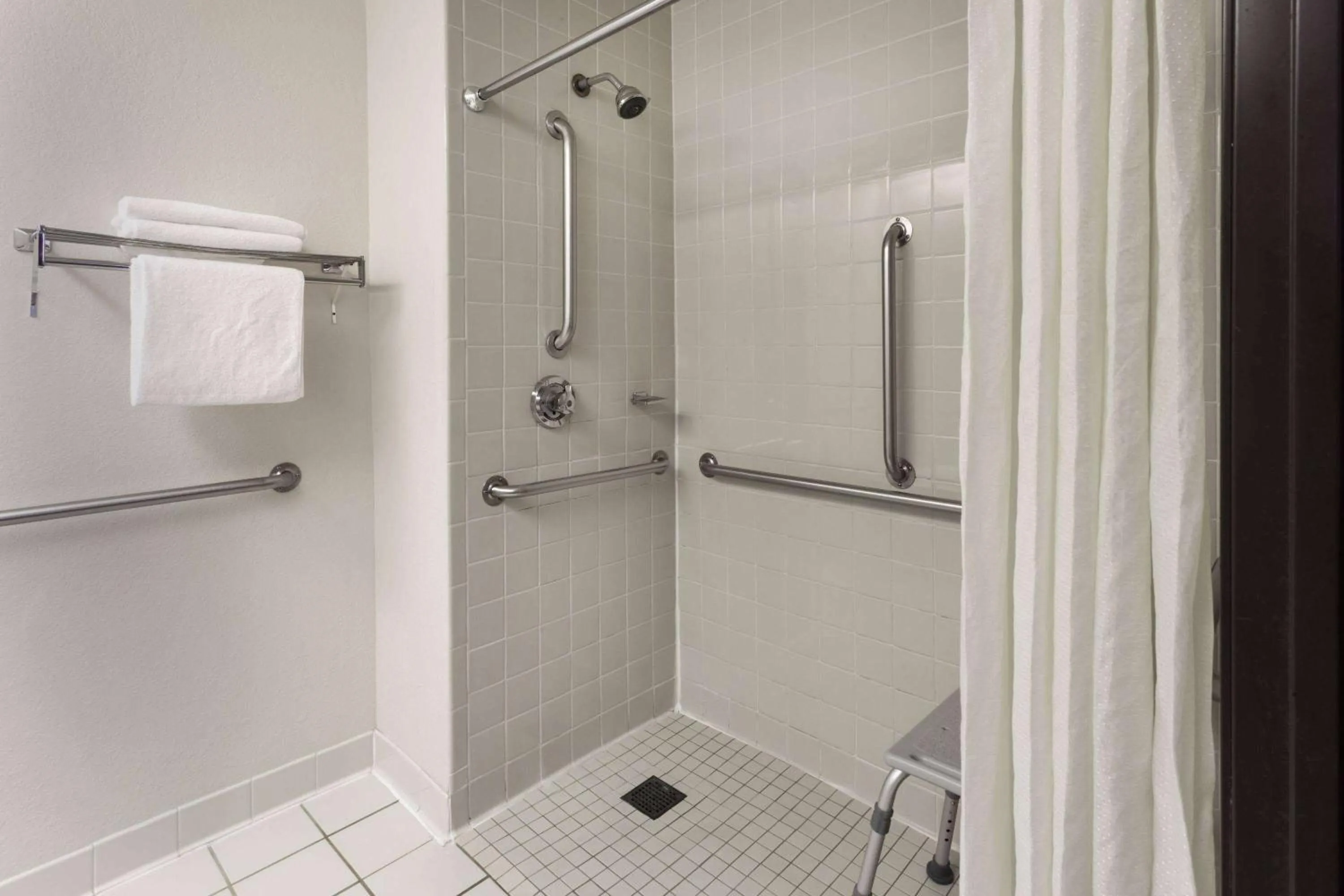 Shower in Super 8 by Wyndham Madison South