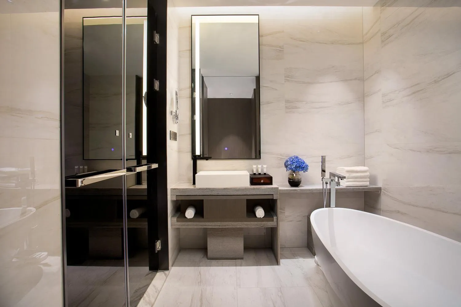 Bathroom in Ramada Encore by Wyndham Guangzhou South
