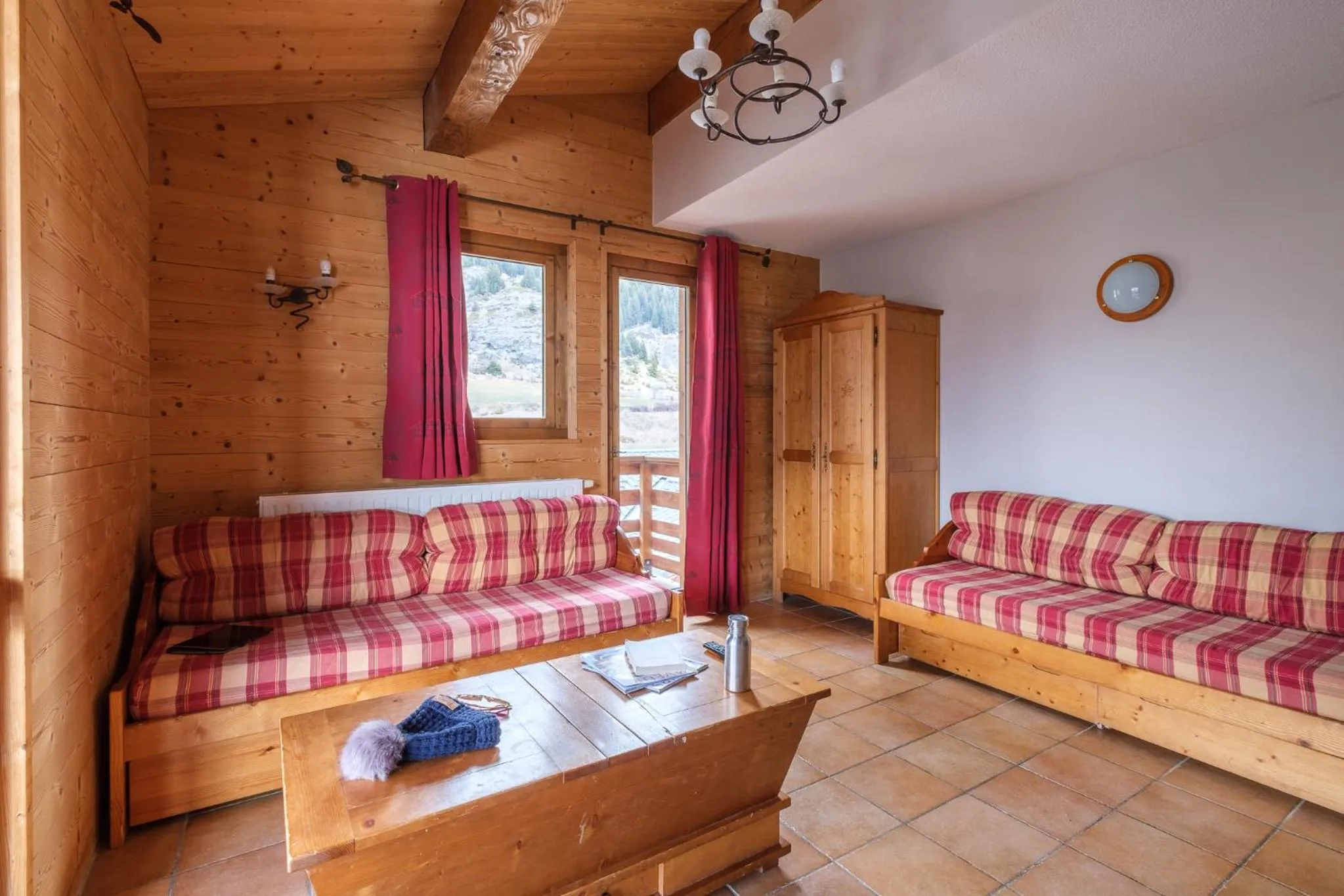 Living room in Résidence Les Balcons de Val Cenis Village