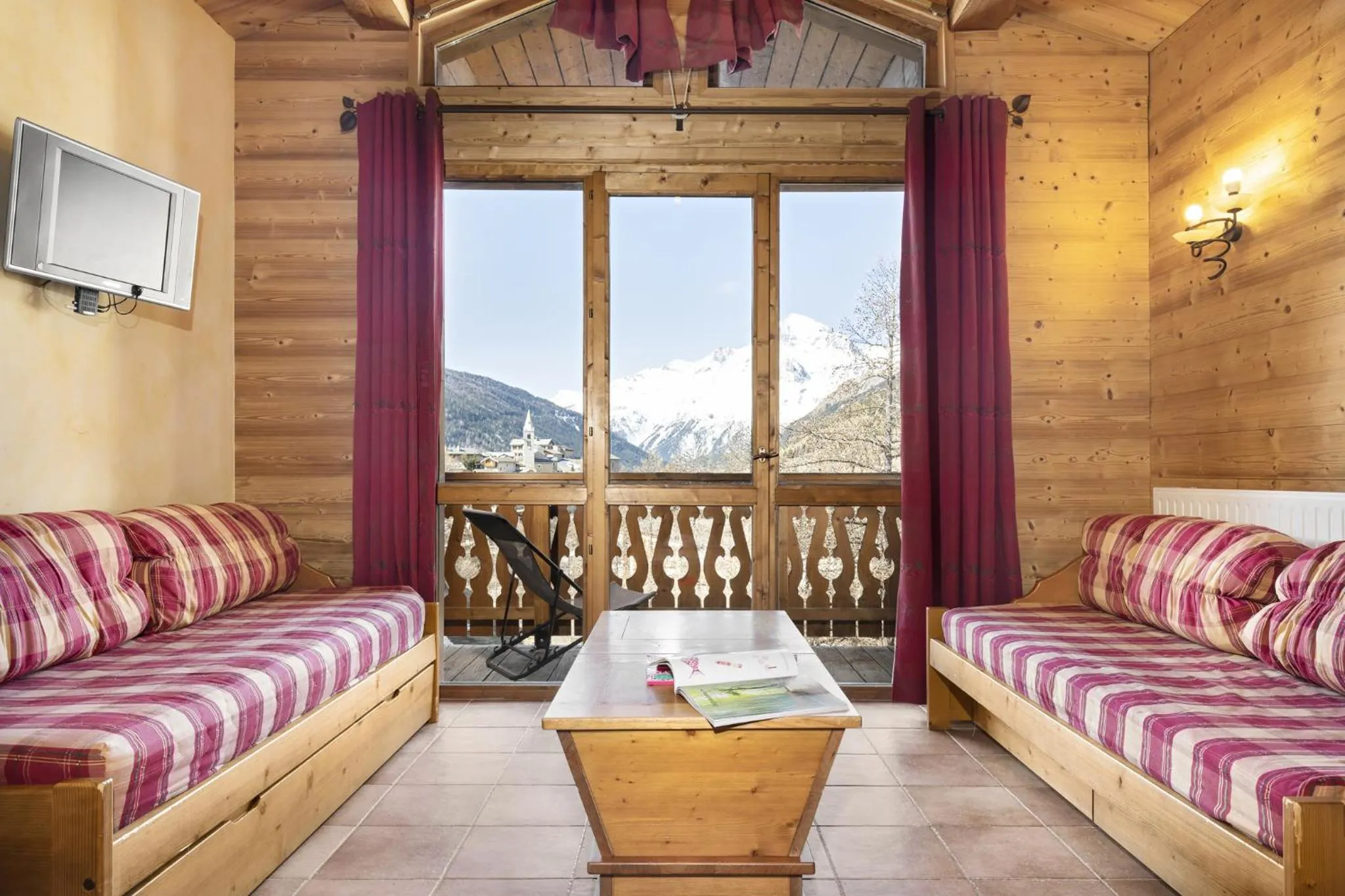 Balcony/Terrace in Résidence Les Balcons de Val Cenis Village