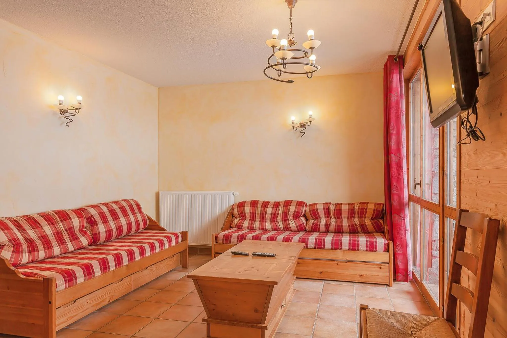 Living room in Résidence Les Balcons de Val Cenis Village