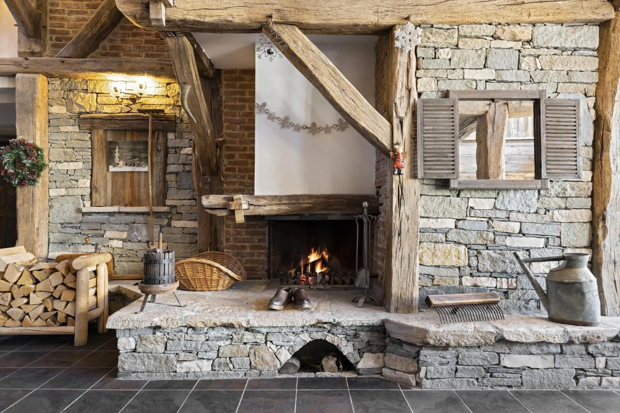Lobby or reception in Résidence Les Balcons de Val Cenis Village