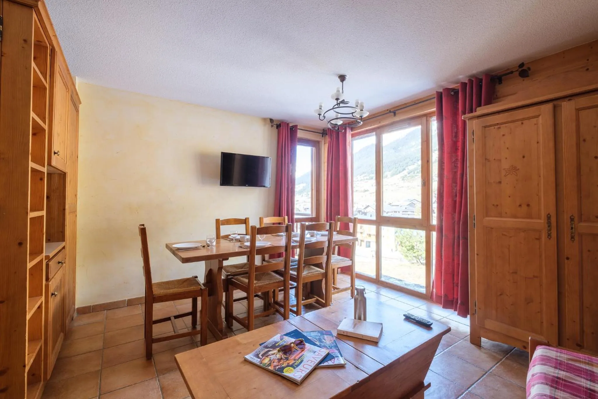 Living room in Résidence Les Balcons de Val Cenis Village