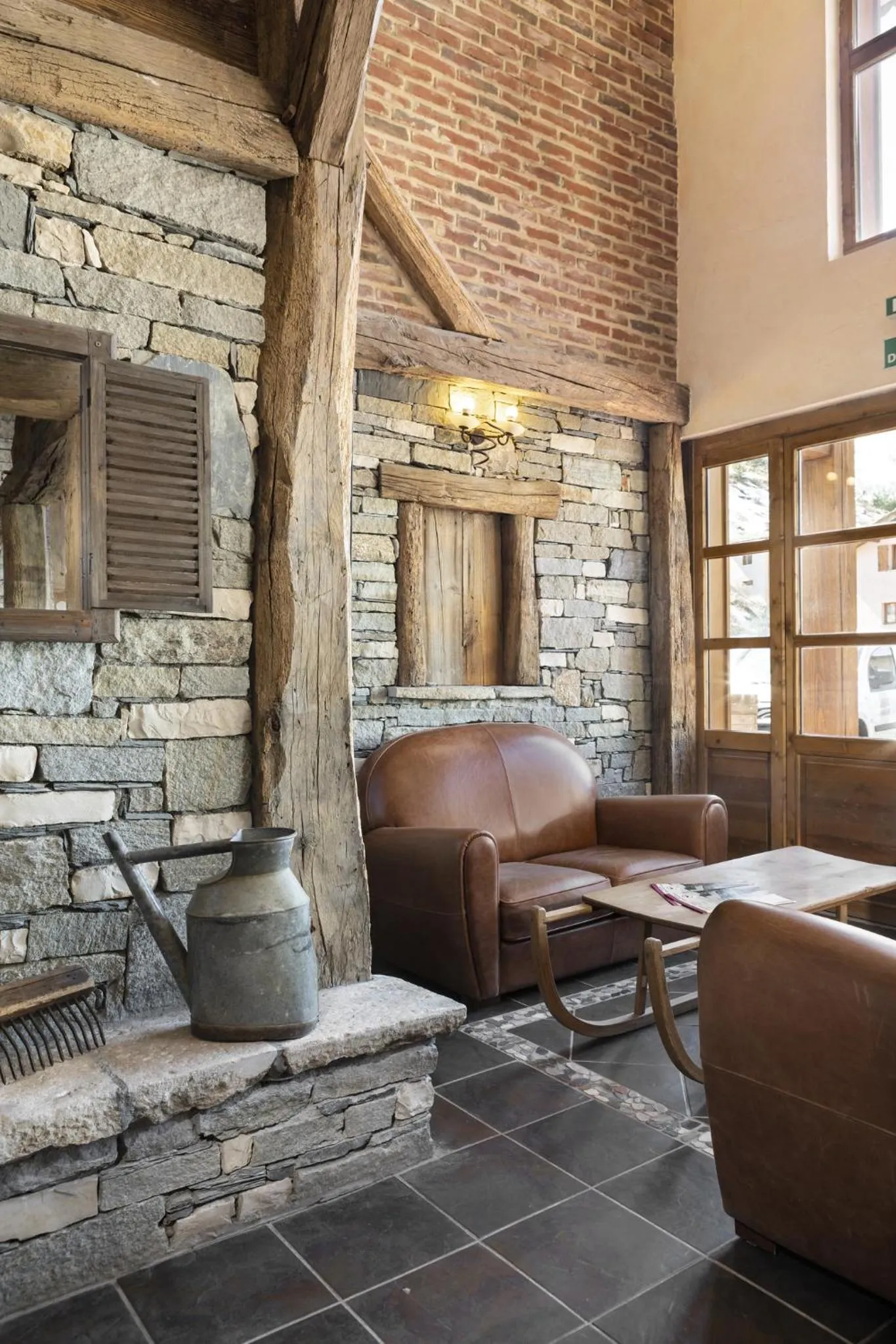 Lobby or reception in Résidence Les Balcons de Val Cenis Village