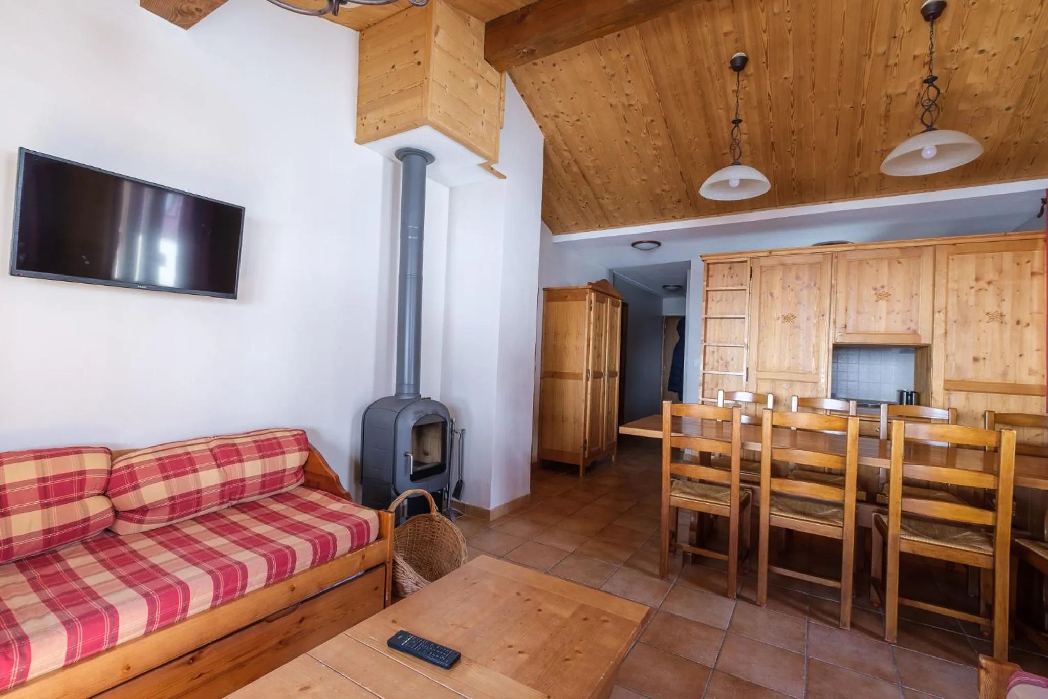 Living room in Résidence Les Balcons de Val Cenis Village
