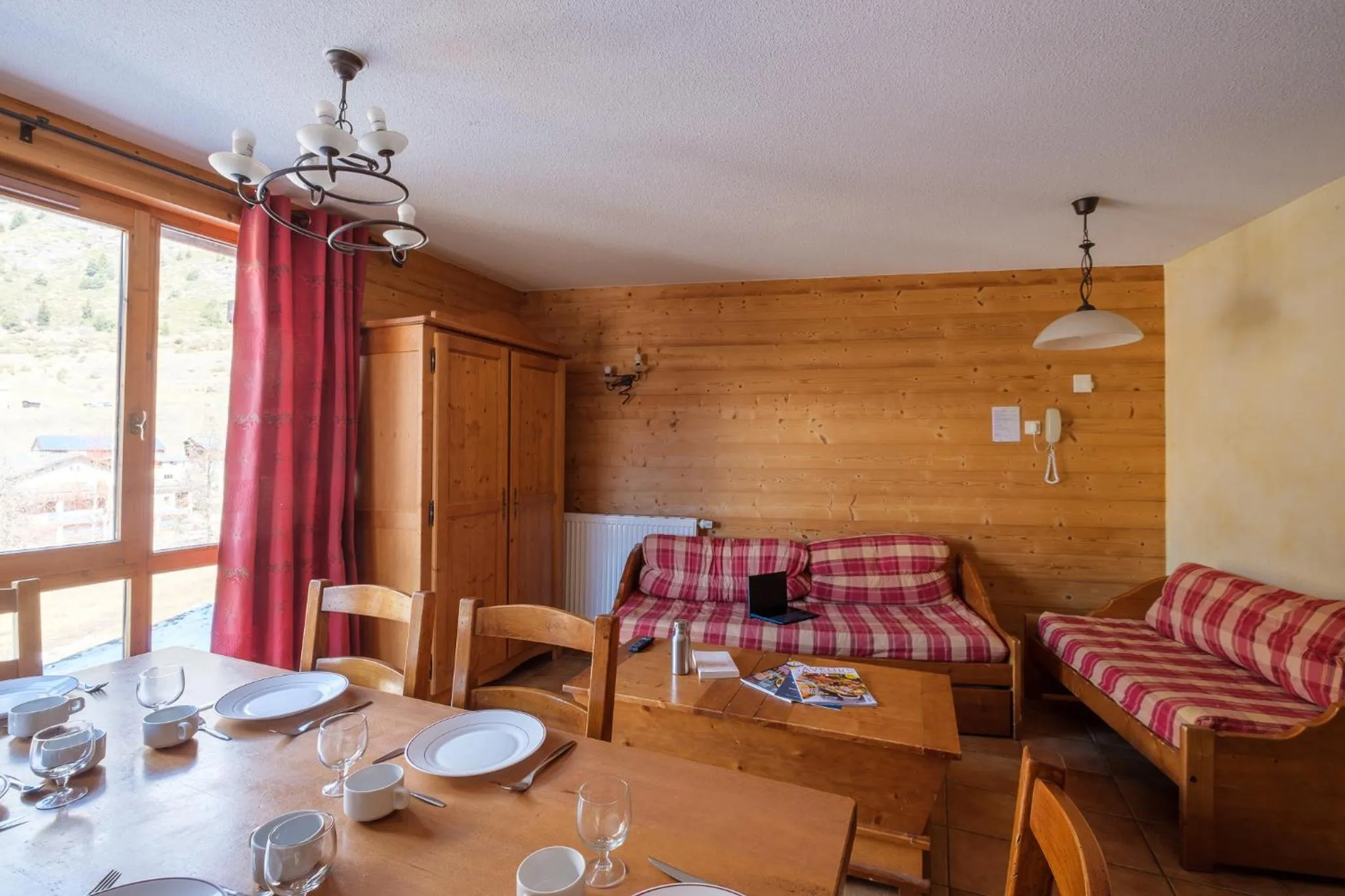 Living room in Résidence Les Balcons de Val Cenis Village