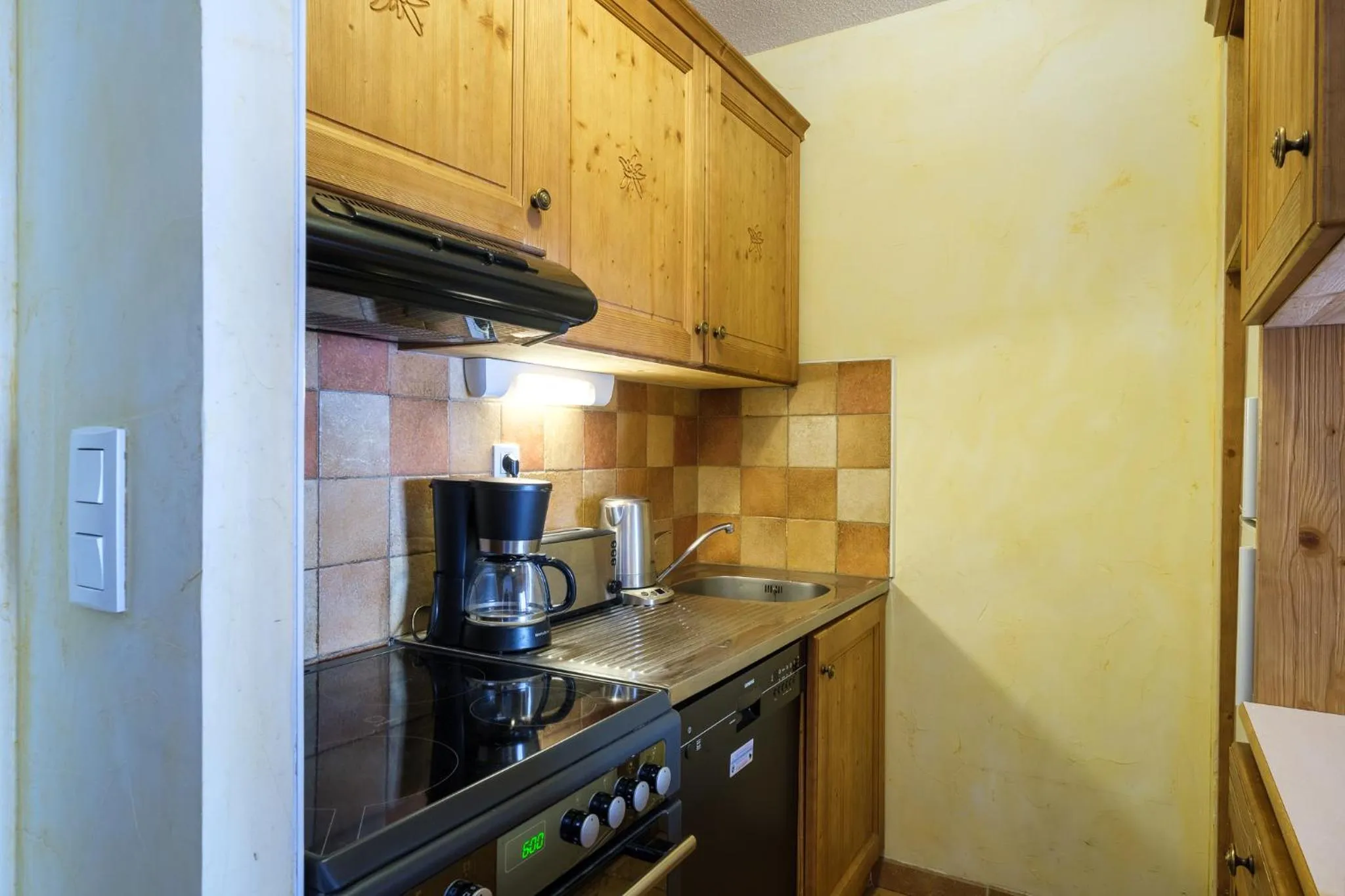 kitchen in Résidence Les Balcons de Val Cenis Village