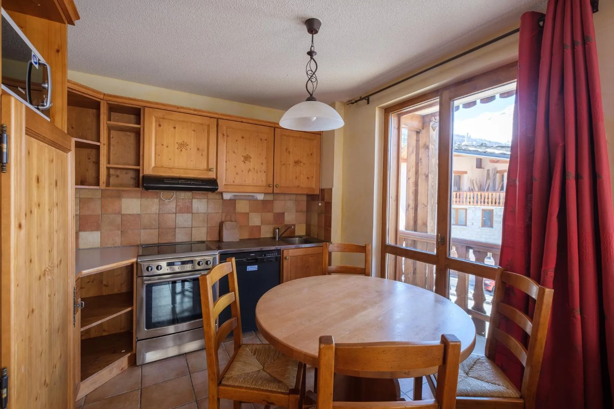 Living room in Résidence Les Balcons de Val Cenis Village